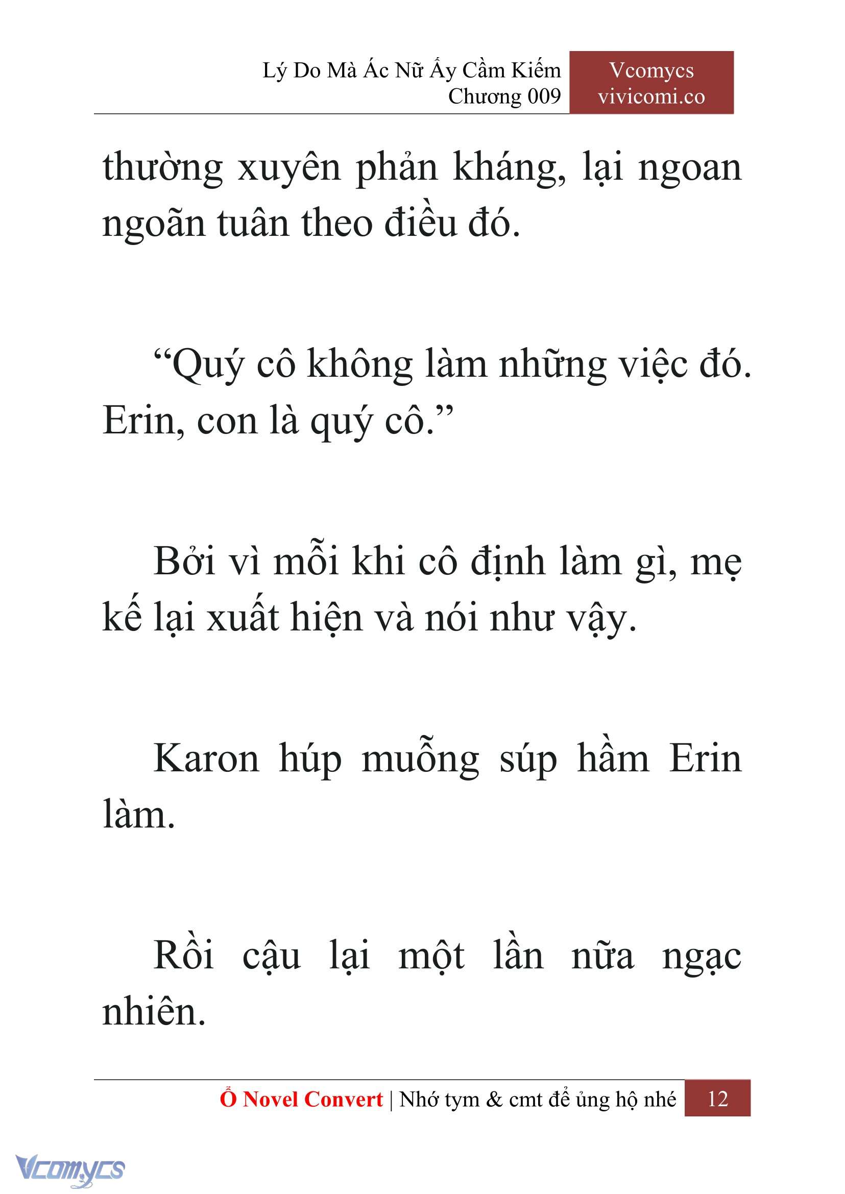 [Novel] Lý Do Mà Ác Nữ Ấy Cầm Kiếm Chap 9 - Next Chap 10