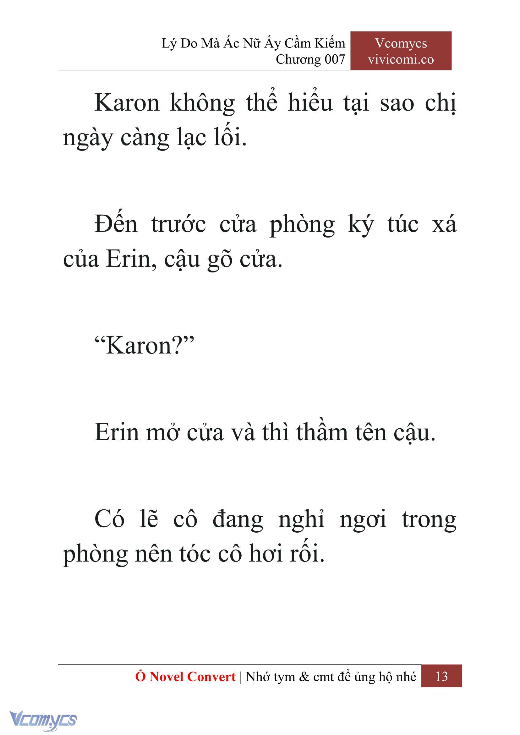 [Novel] Lý Do Mà Ác Nữ Ấy Cầm Kiếm Chap 7 - Next Chap 8