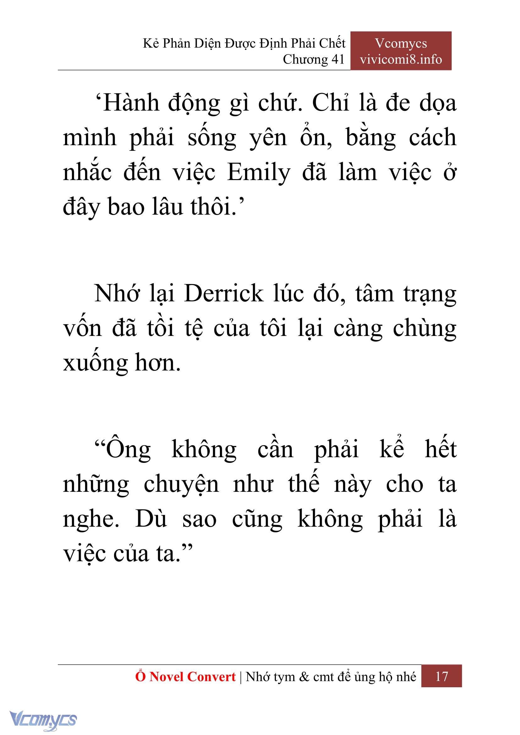 [Novel] Kẻ Phản Diện Được Định Phải Chết Chap 41 - Trang 2