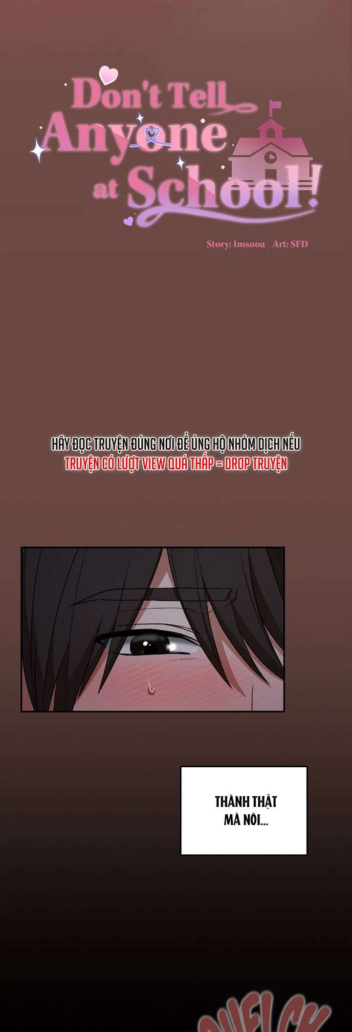 [18+] Đừng nói với ai ở trường! Chap 13 - Trang 2