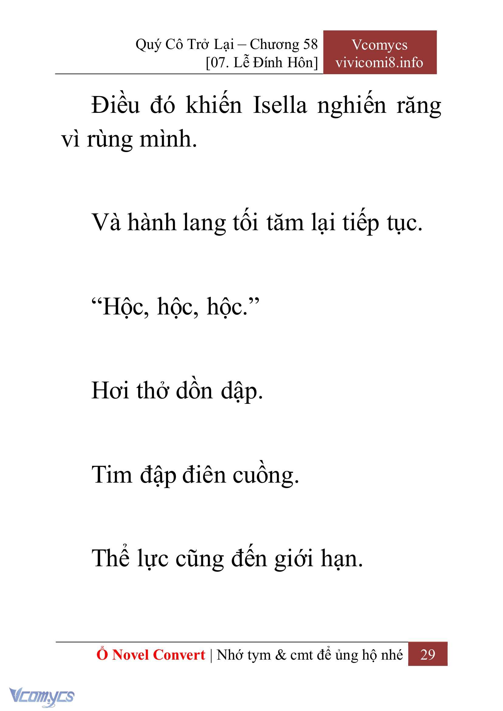 [Novel] Quý Cô Trở Lại Chap 58 - Next 