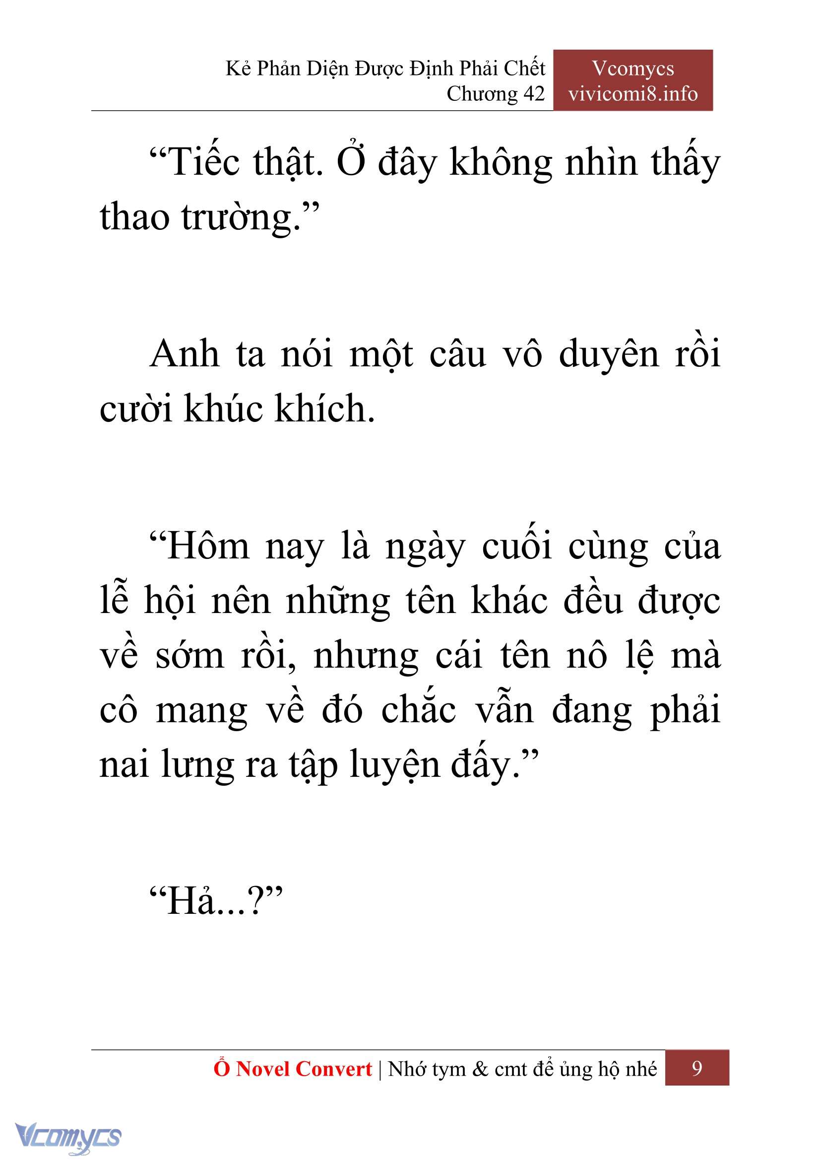 [Novel] Kẻ Phản Diện Được Định Phải Chết Chap 42 - Trang 2