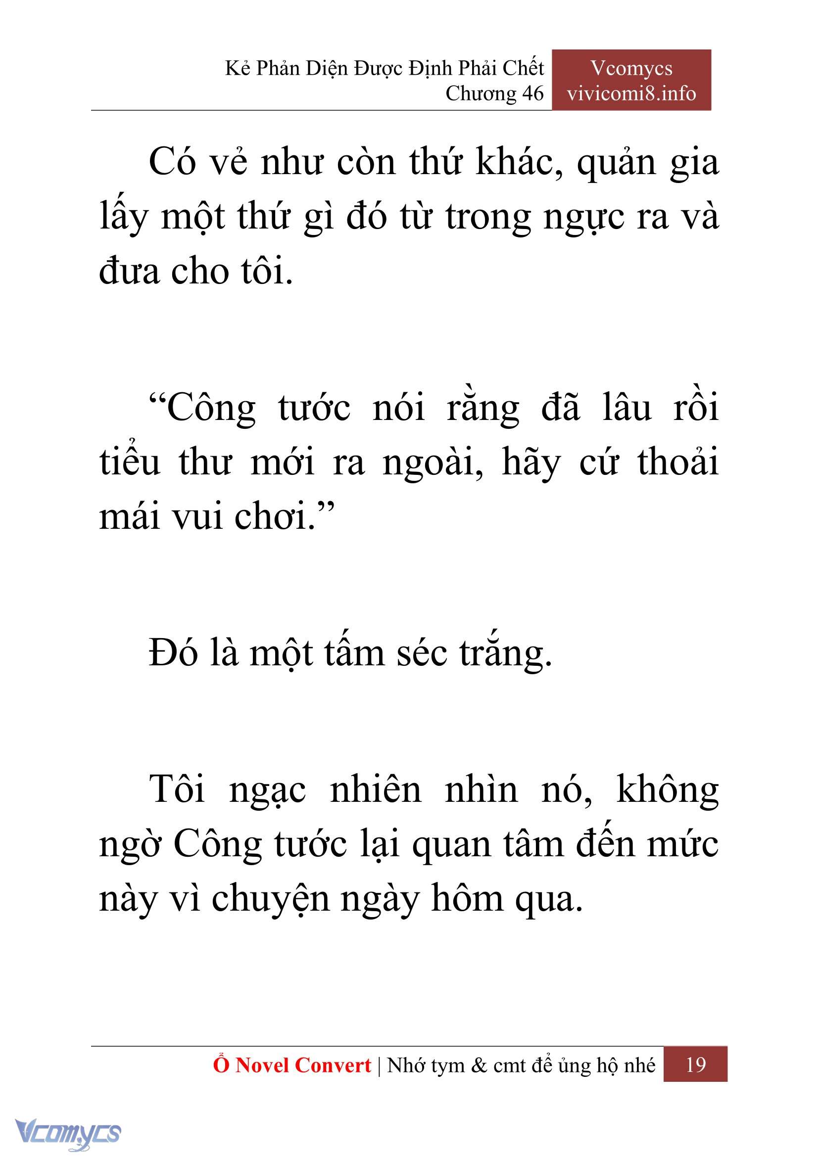 [Novel] Kẻ Phản Diện Được Định Phải Chết Chap 46 - Next Chap 47