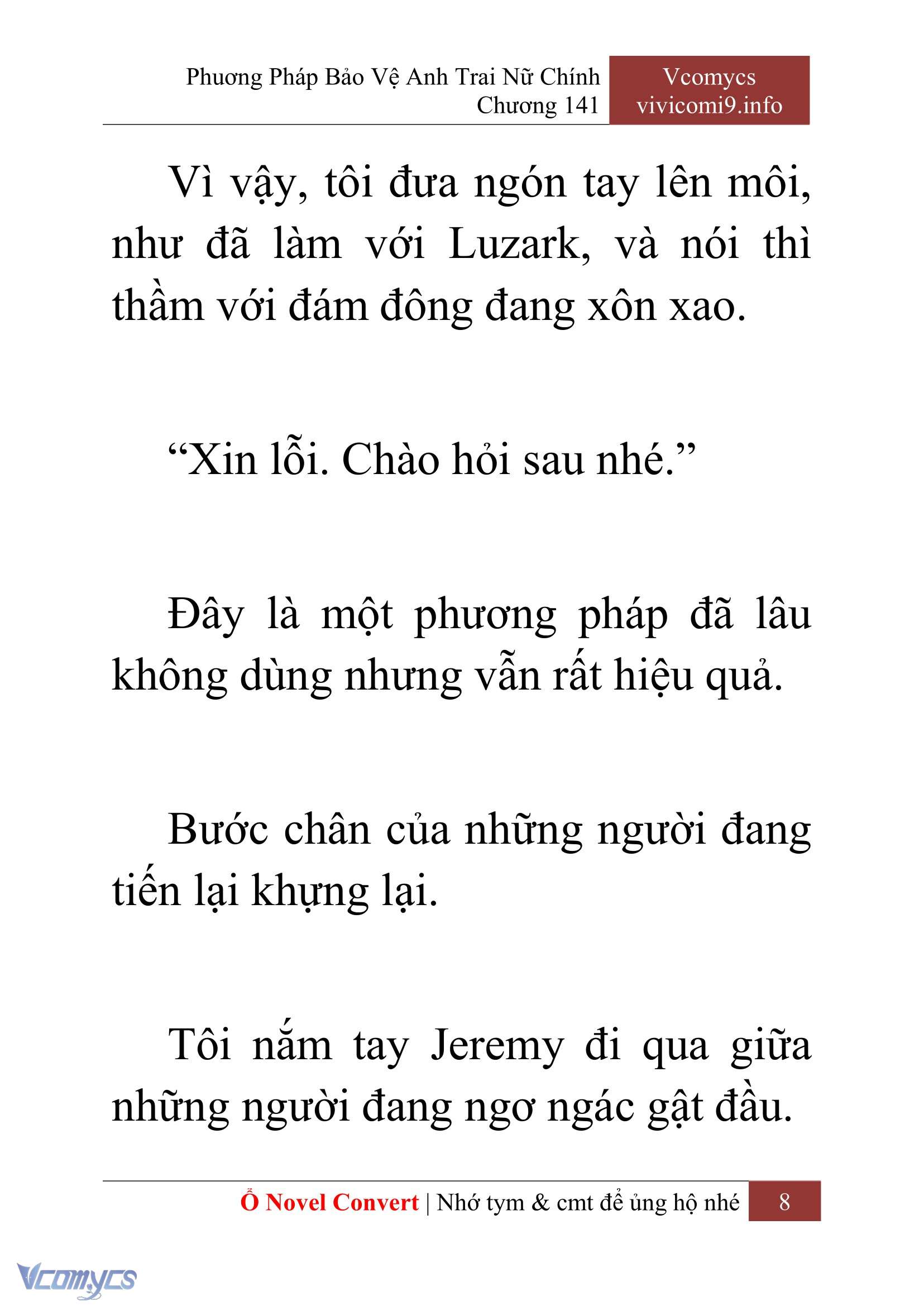 [Novel] Phương Pháp Bảo Vệ Anh Trai Nữ Chính Chap 141 - Trang 2
