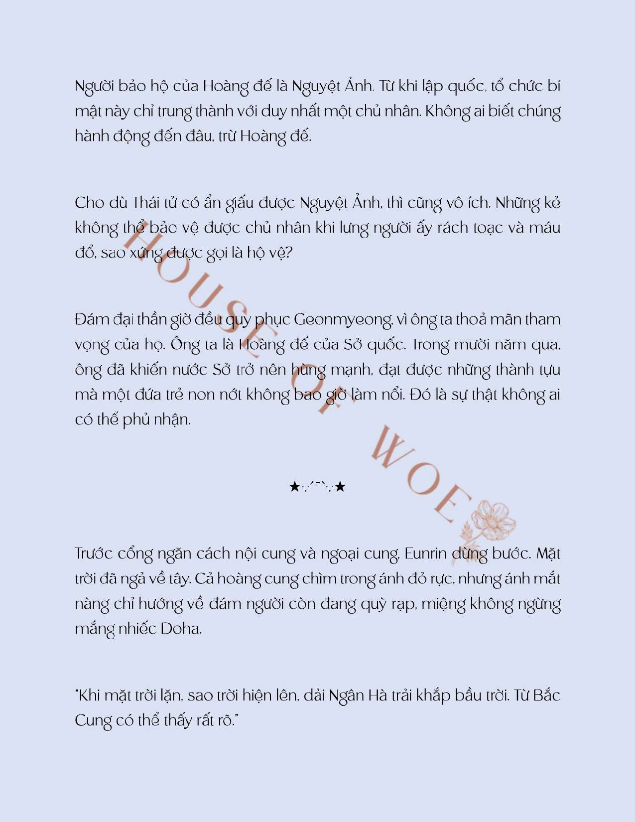 [NOVEL] ĐÊM KHÔNG TRĂNG Chap 31 - Next Chap 32