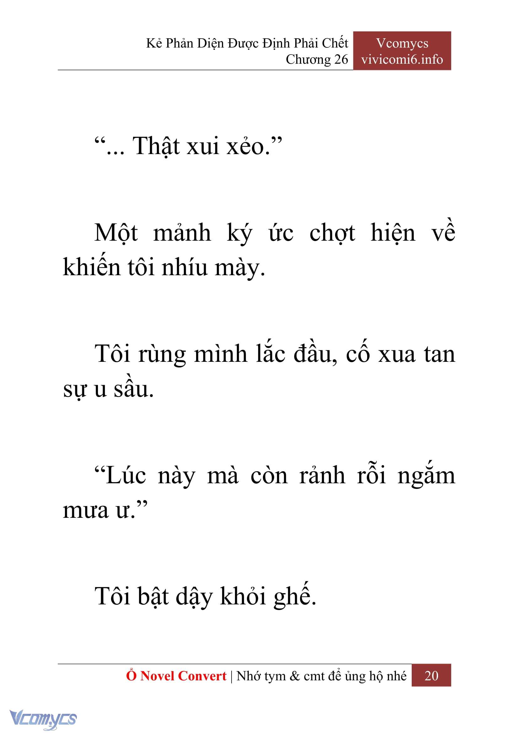 [Novel] Kẻ Phản Diện Được Định Phải Chết Chap 26 - Trang 2