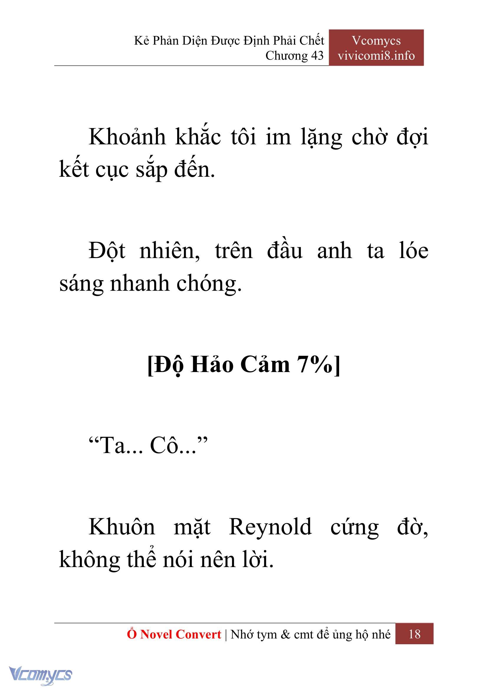 [Novel] Kẻ Phản Diện Được Định Phải Chết Chap 43 - Trang 2