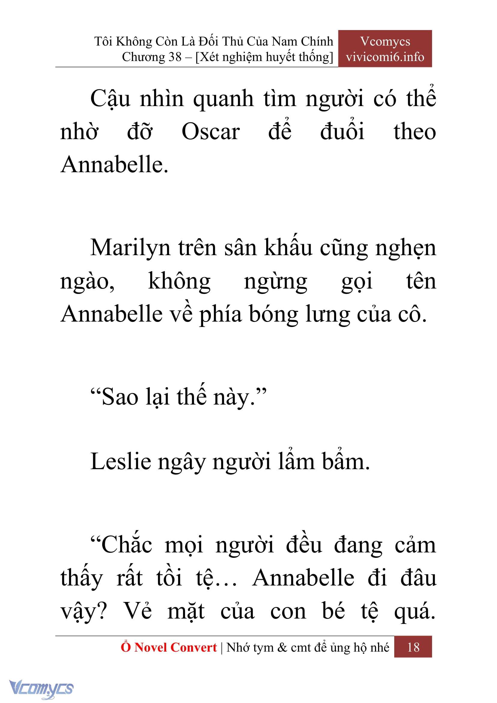 [Novel] Tôi Không Còn Là Đối Thủ Của Nam Chính Chap 38 - Trang 2