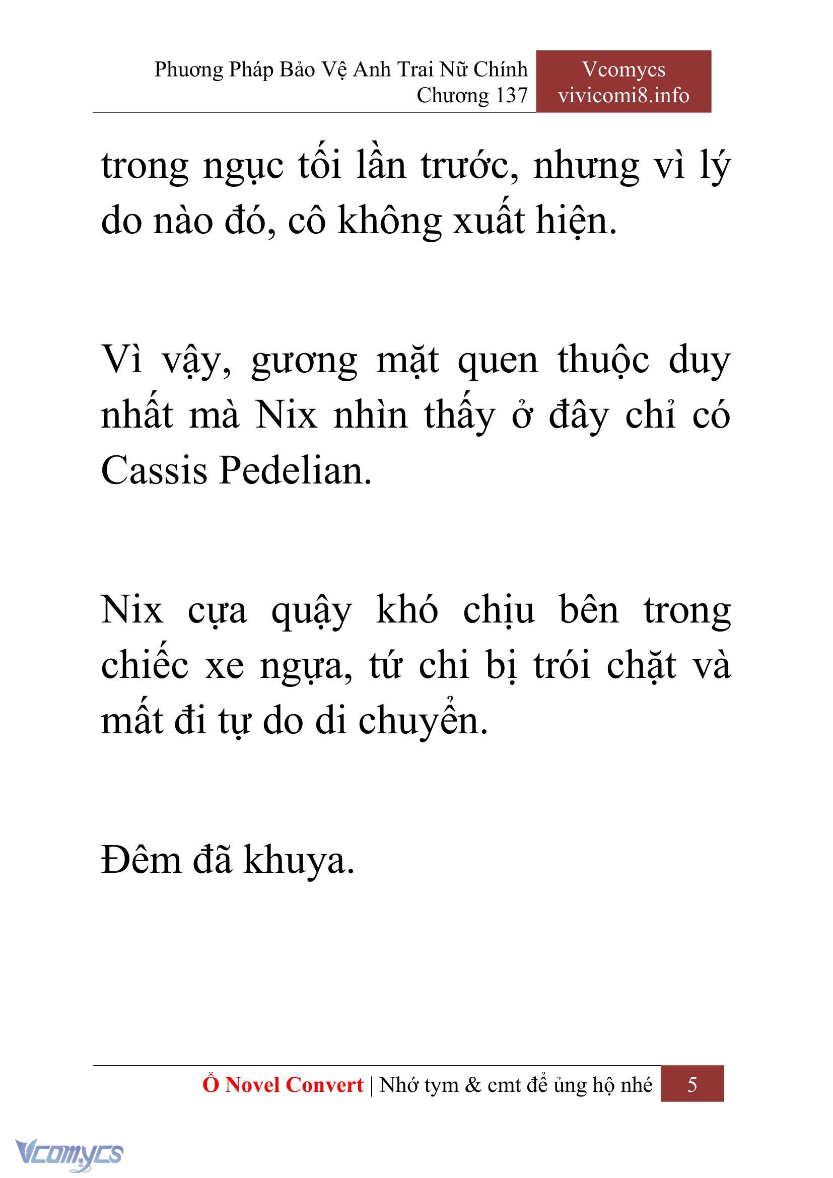 [Novel] Phương Pháp Bảo Vệ Anh Trai Nữ Chính Chap 137 - Next Chap 138
