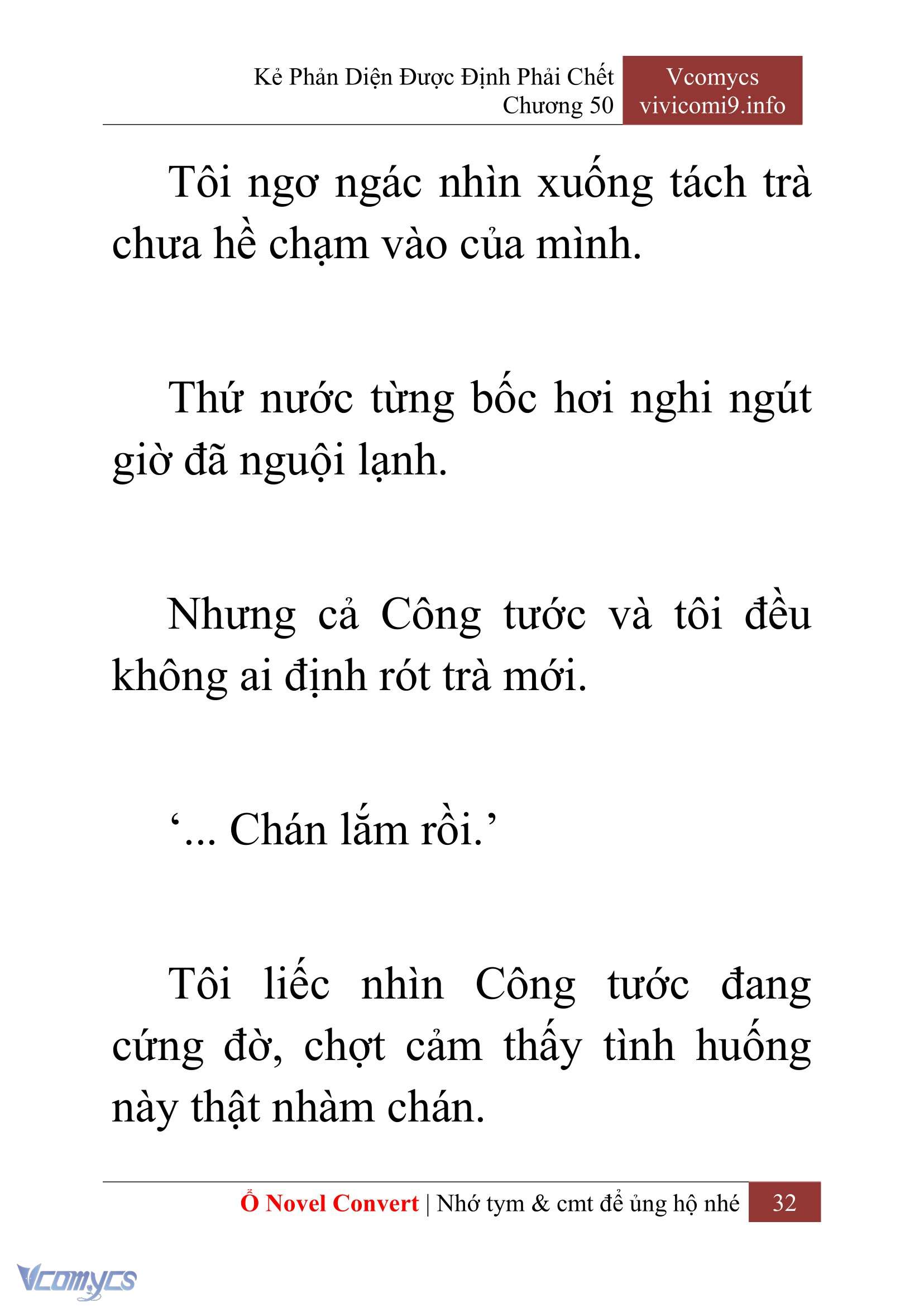 [Novel] Kẻ Phản Diện Được Định Phải Chết Chap 50 - Next Chap 51