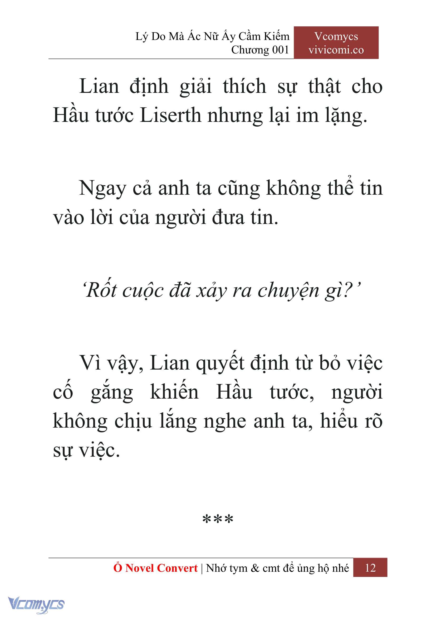 [Novel] Lý Do Mà Ác Nữ Ấy Cầm Kiếm Chap 1 - Trang 2