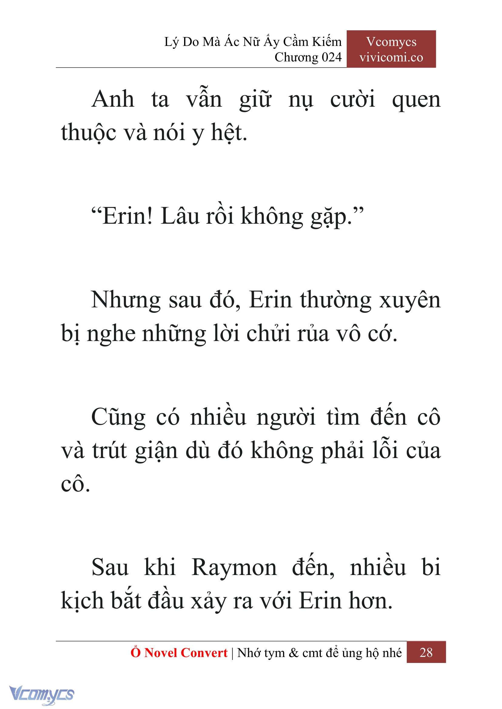 [Novel] Lý Do Mà Ác Nữ Ấy Cầm Kiếm Chap 24 - Next Chap 25