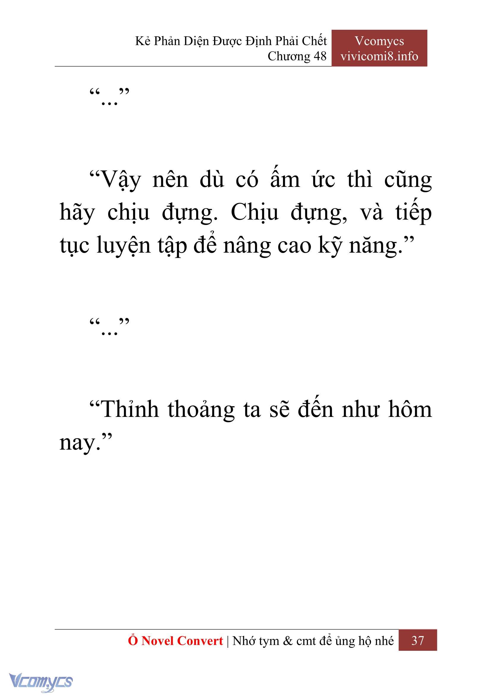 [Novel] Kẻ Phản Diện Được Định Phải Chết Chap 48 - Next 