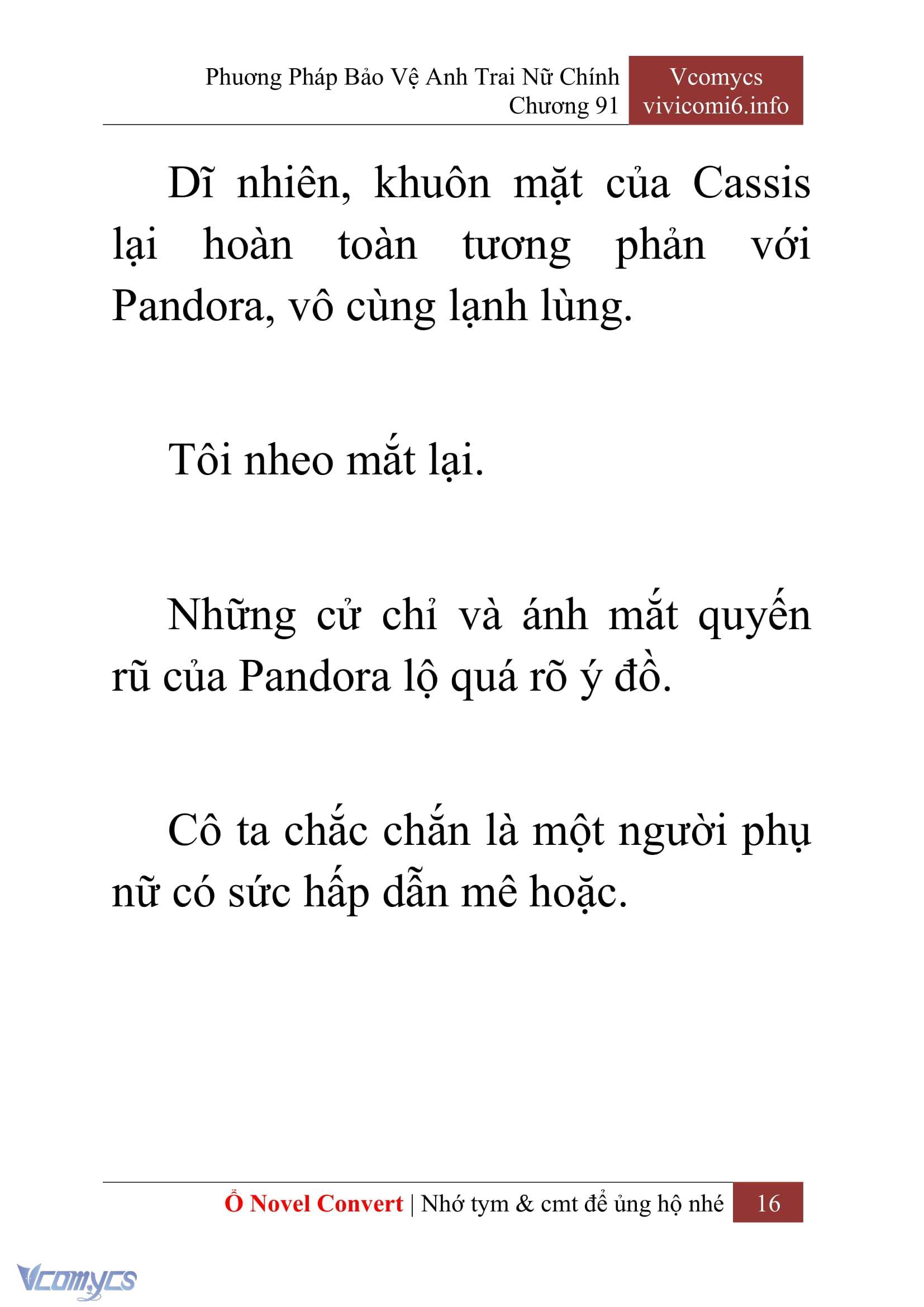 [Novel] Phương Pháp Bảo Vệ Anh Trai Nữ Chính Chap 91 - Next Chap 92