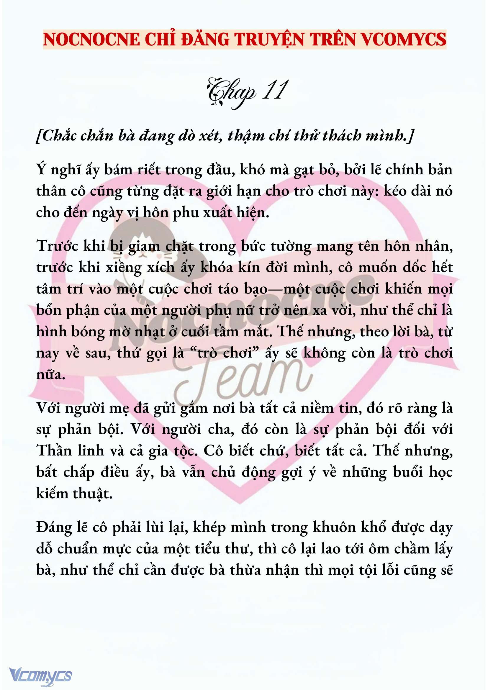 [NOVEL] CÁ RỪNG KHÔN NGOAN Chap 11 - Next Chap 12