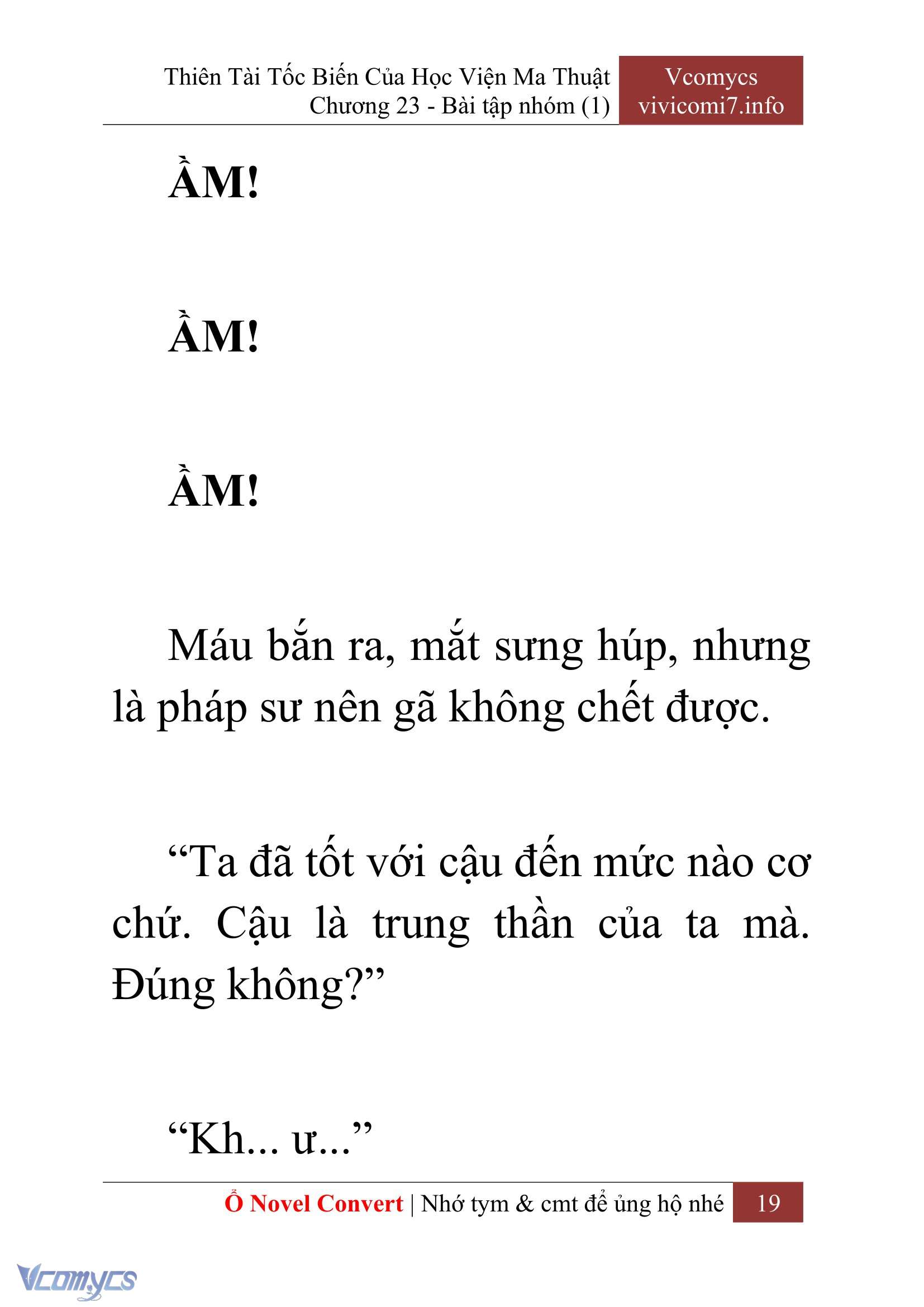 [Novel] Thiên Tài Tốc Biến Của Học Viện Ma Thuật Chap 23 - Next 