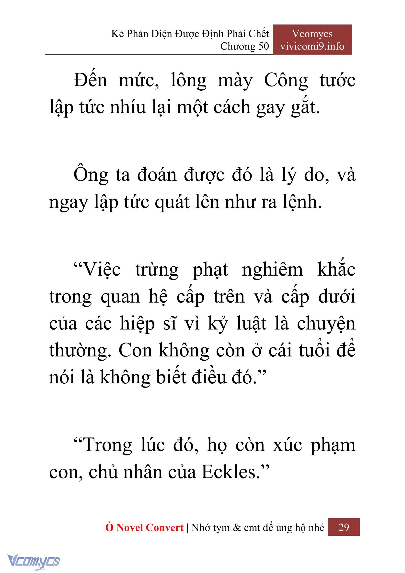 [Novel] Kẻ Phản Diện Được Định Phải Chết Chap 50 - Next Chap 51