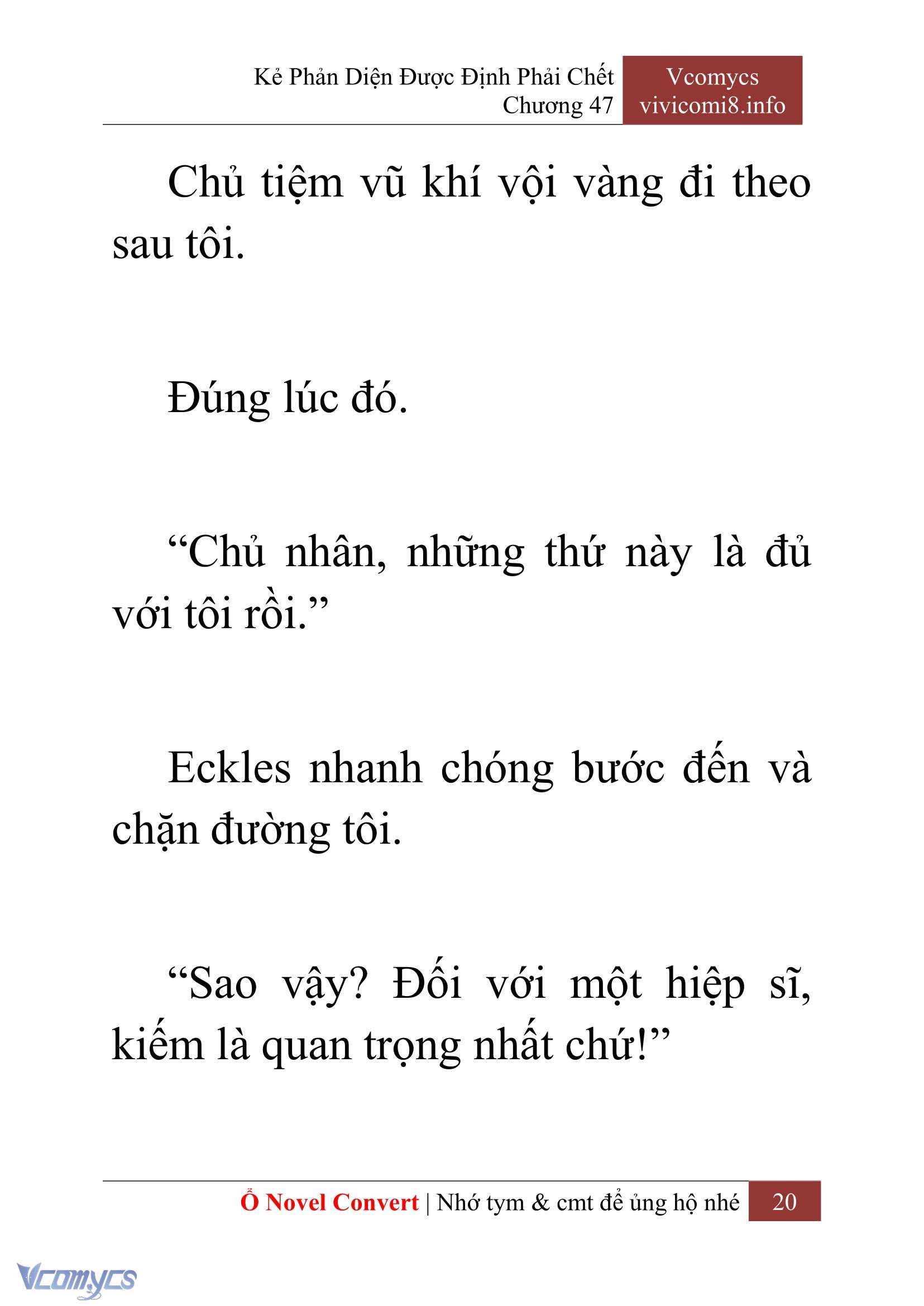 [Novel] Kẻ Phản Diện Được Định Phải Chết Chap 47 - Next Chap 48