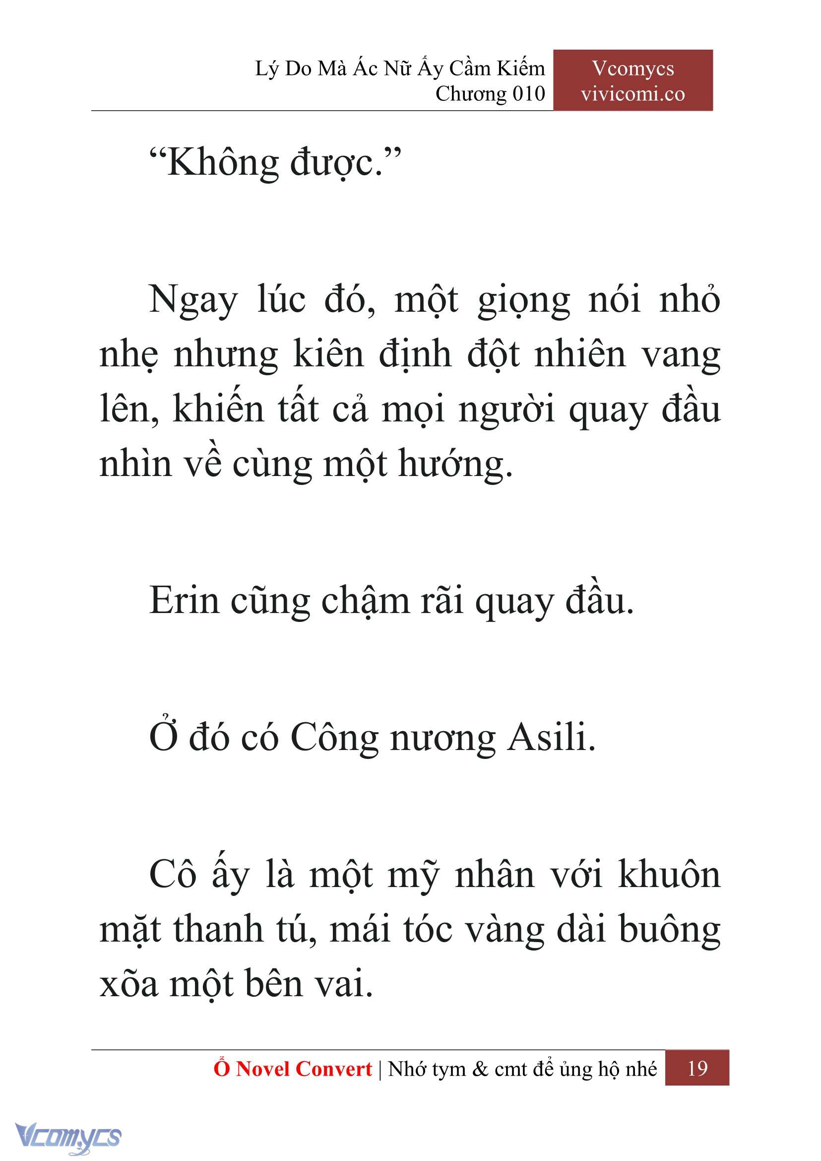 [Novel] Lý Do Mà Ác Nữ Ấy Cầm Kiếm Chap 10 - Next 
