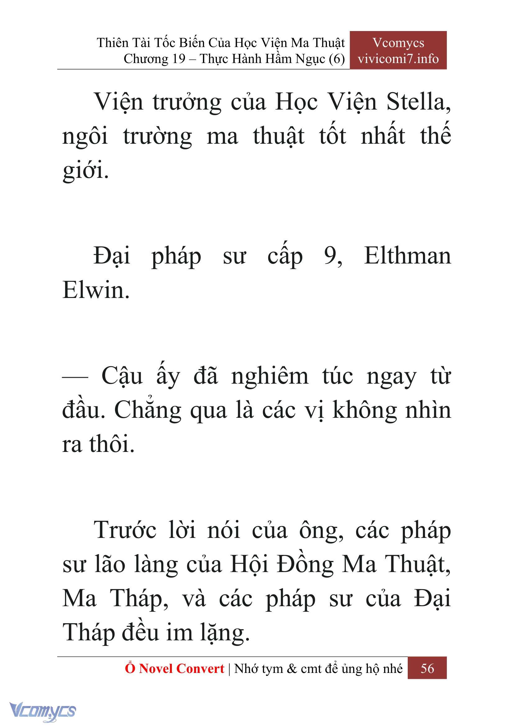 [Novel] Thiên Tài Tốc Biến Của Học Viện Ma Thuật Chap 19 - Next Chap 20