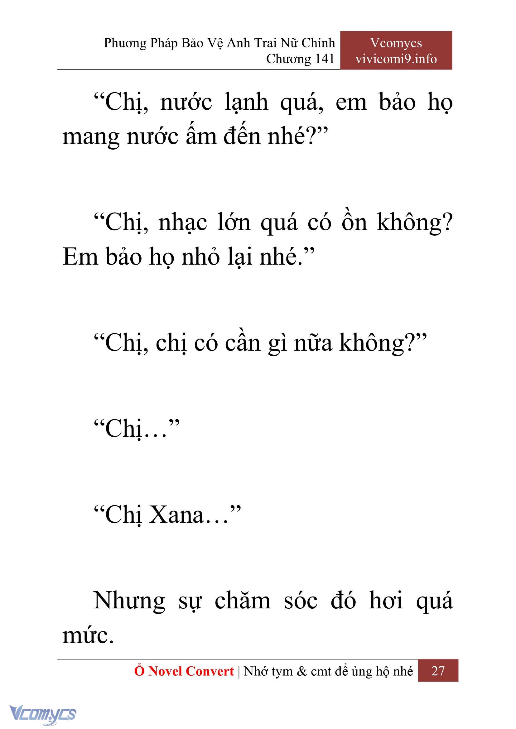 [Novel] Phương Pháp Bảo Vệ Anh Trai Nữ Chính Chap 141 - Trang 2