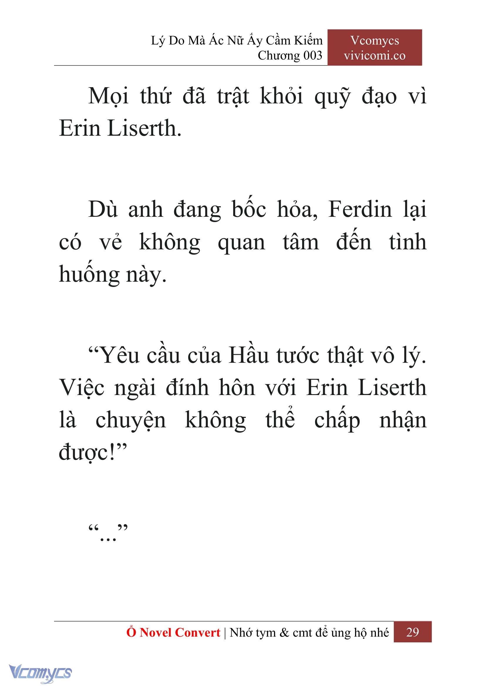 [Novel] Lý Do Mà Ác Nữ Ấy Cầm Kiếm Chap 3 - Trang 2