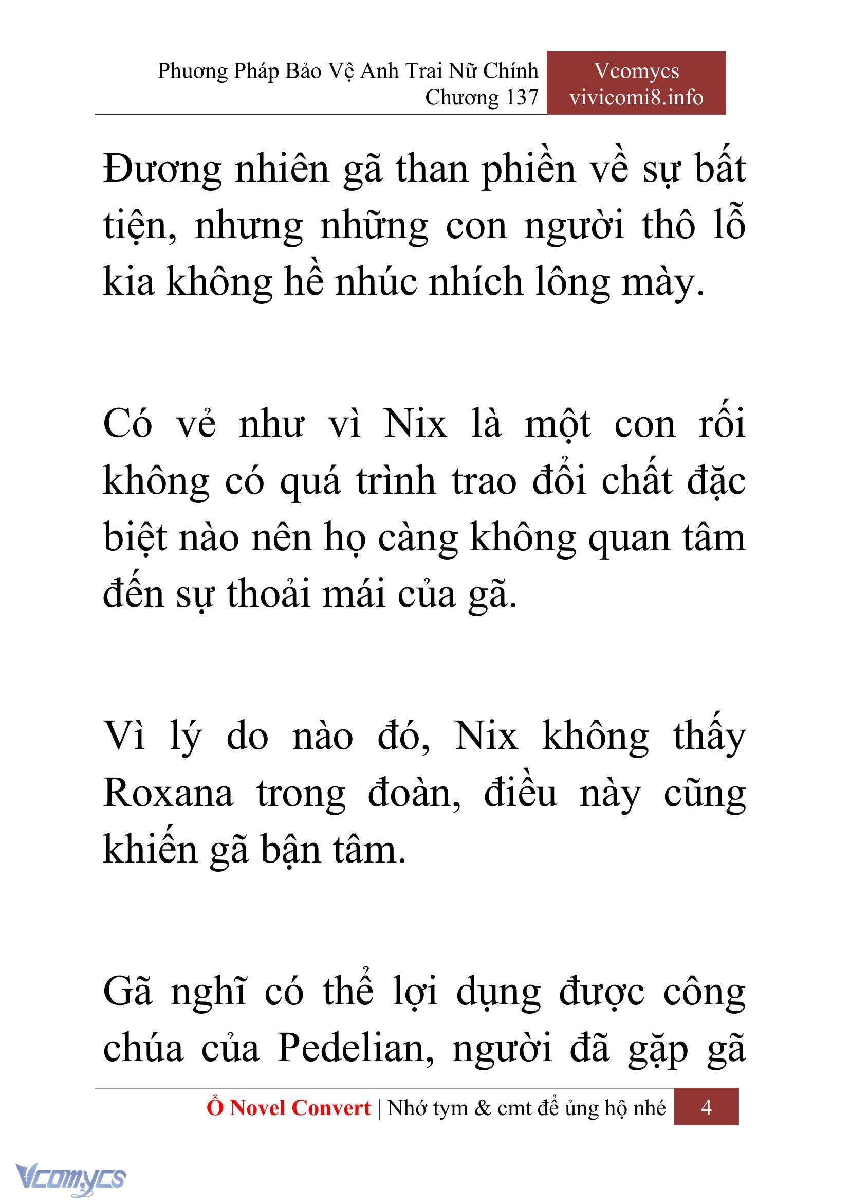 [Novel] Phương Pháp Bảo Vệ Anh Trai Nữ Chính Chap 137 - Next Chap 138