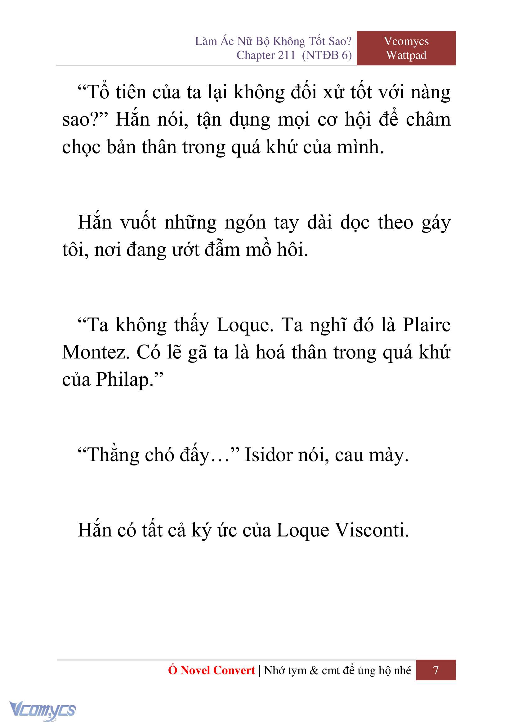 [Novel] Làm Ác Nữ Bộ Không Tốt Sao? Chap 211 - Trang 2