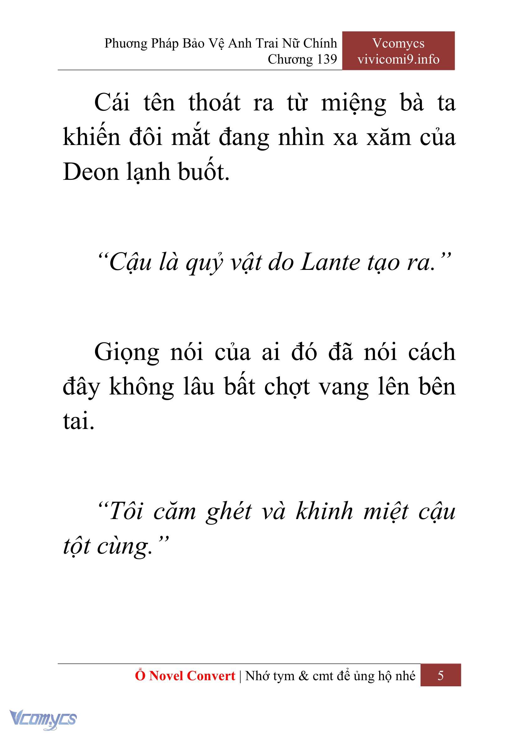 [Novel] Phương Pháp Bảo Vệ Anh Trai Nữ Chính Chap 139 - Next 