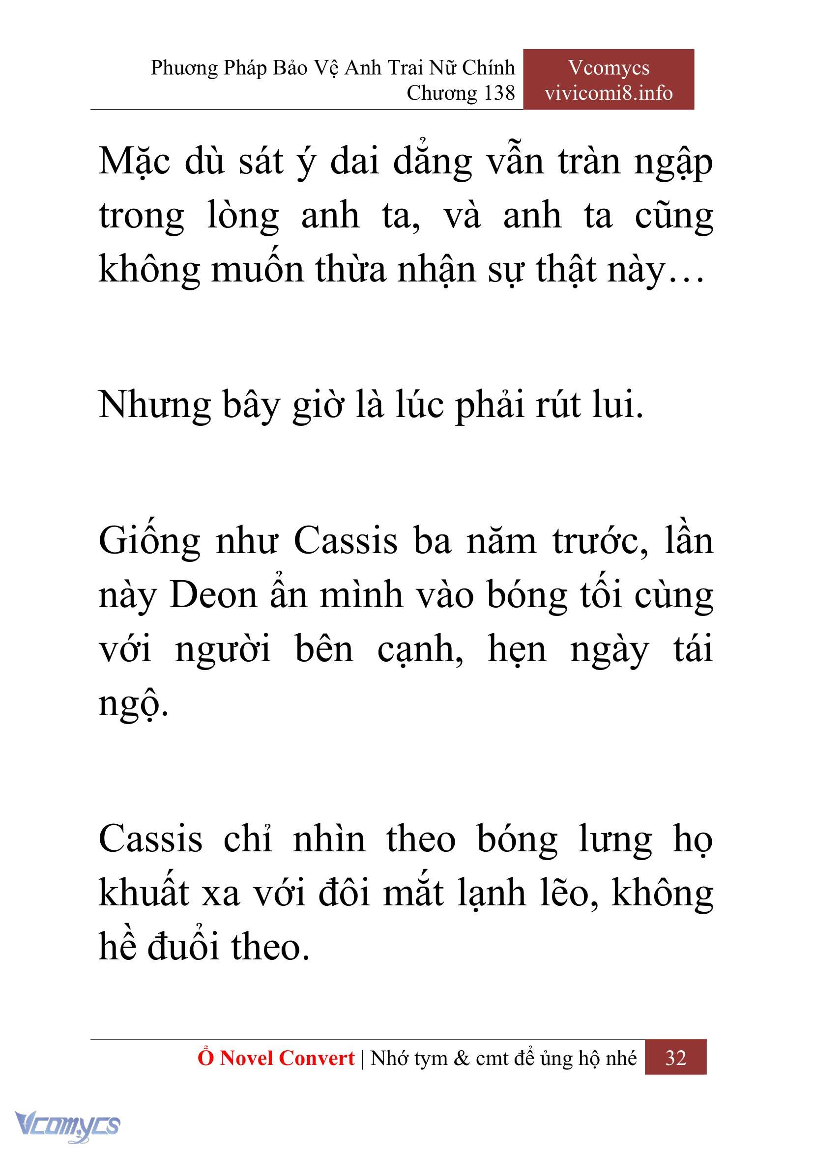 [Novel] Phương Pháp Bảo Vệ Anh Trai Nữ Chính Chap 138 - Next 