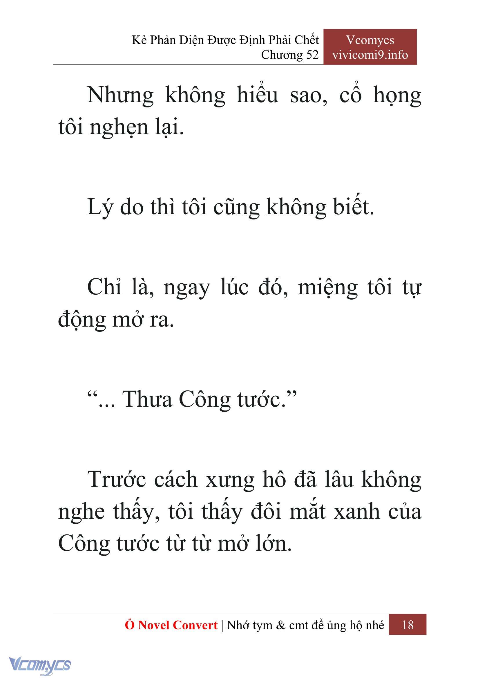 [Novel] Kẻ Phản Diện Được Định Phải Chết Chap 52 - Next 