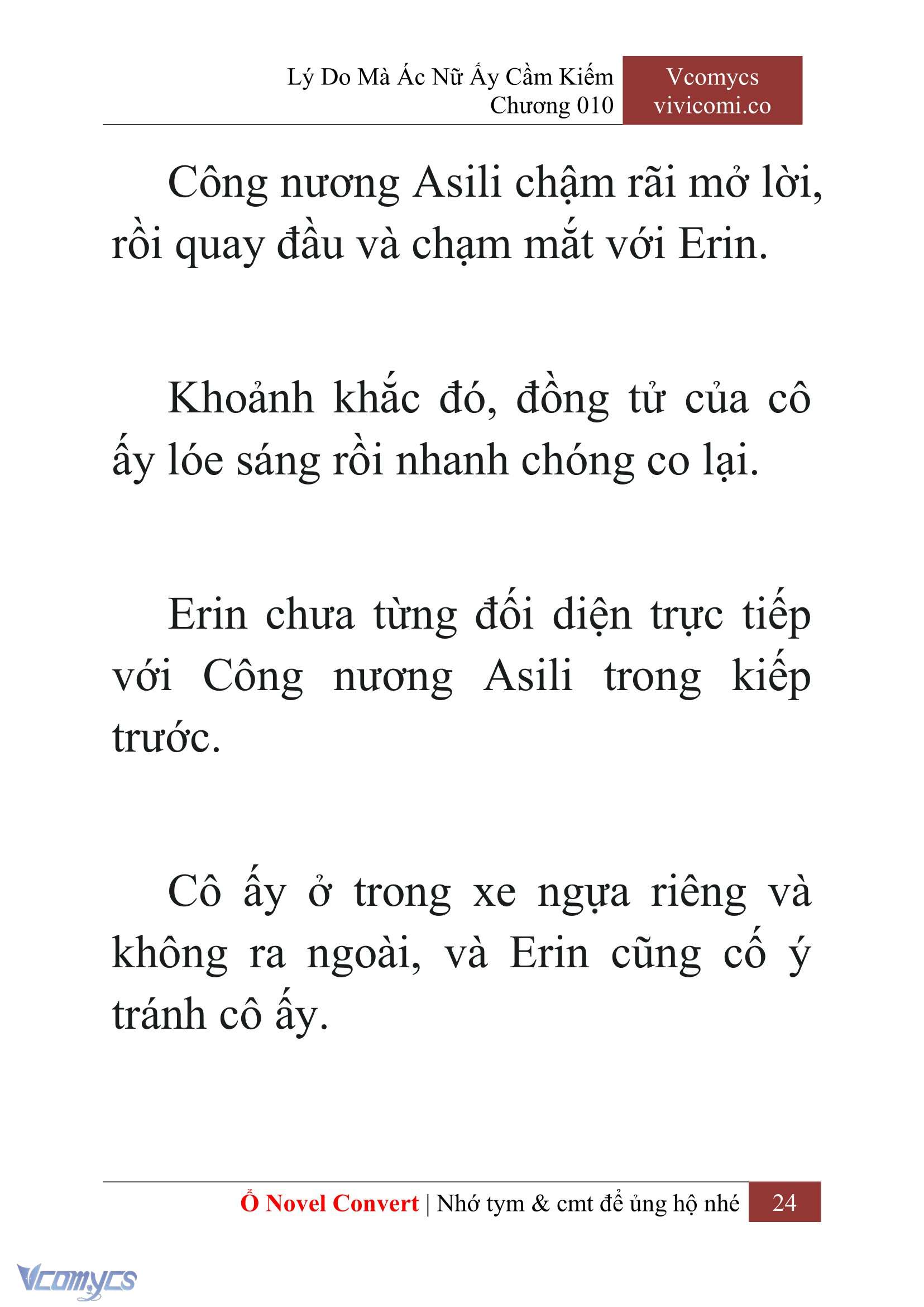 [Novel] Lý Do Mà Ác Nữ Ấy Cầm Kiếm Chap 10 - Next 