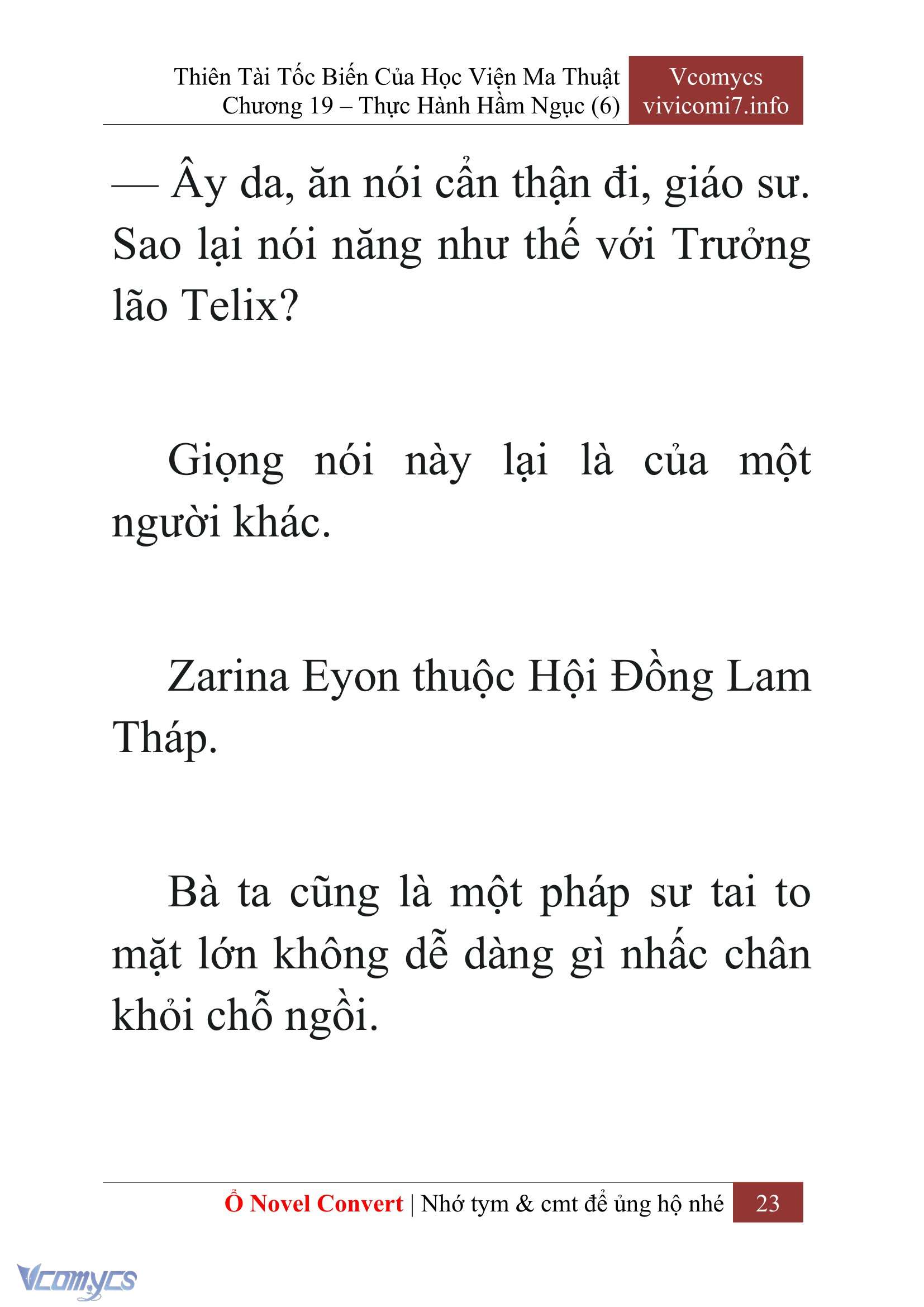[Novel] Thiên Tài Tốc Biến Của Học Viện Ma Thuật Chap 19 - Next Chap 20