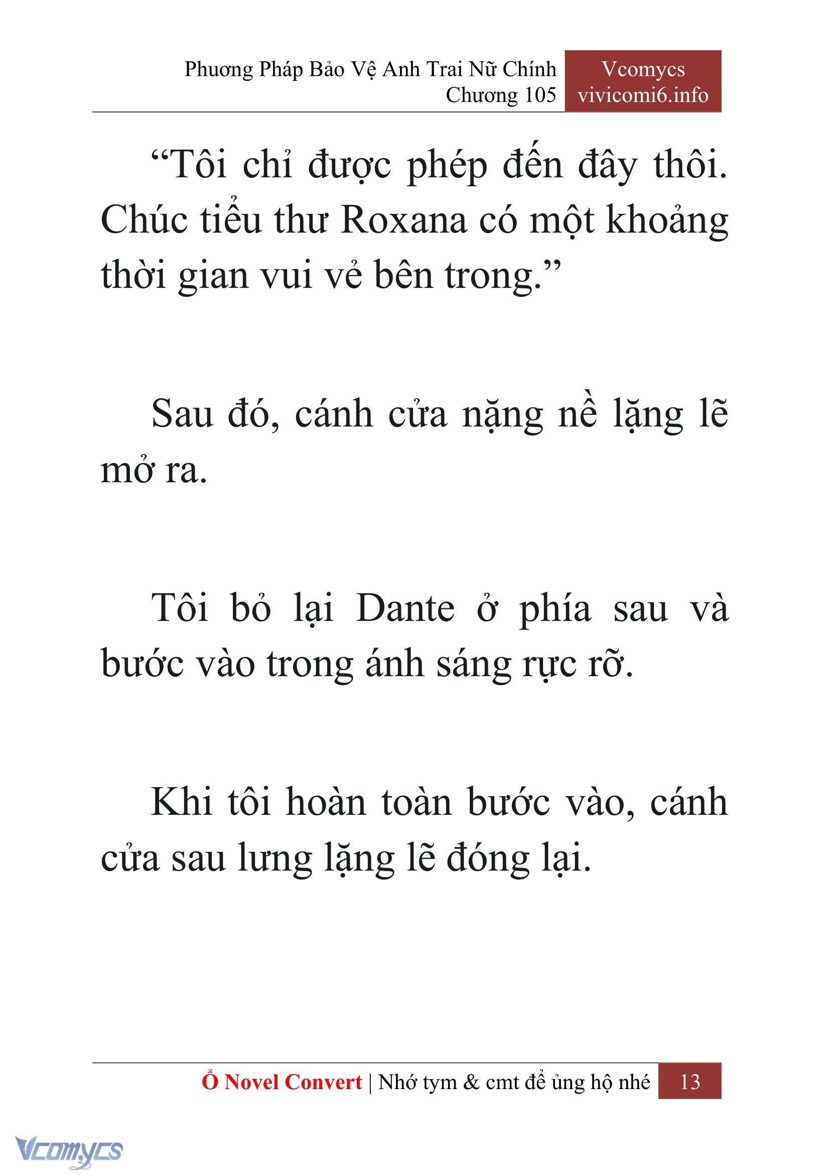 [Novel] Phương Pháp Bảo Vệ Anh Trai Nữ Chính Chap 105 - Trang 2