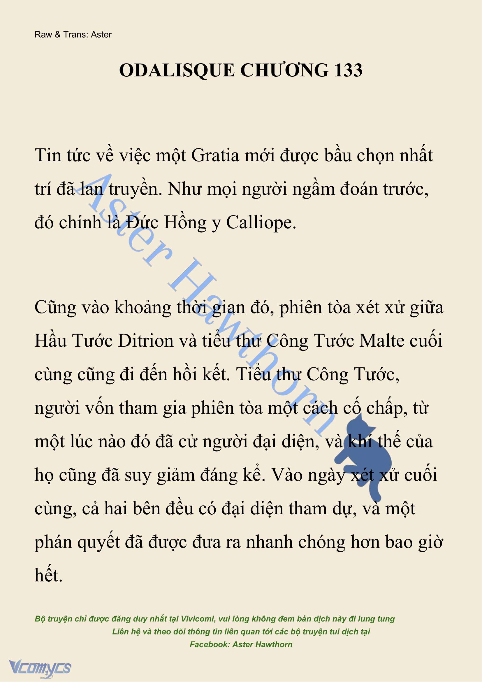 [NOVEL] Odalisque Chap 133 - Next Chap 134