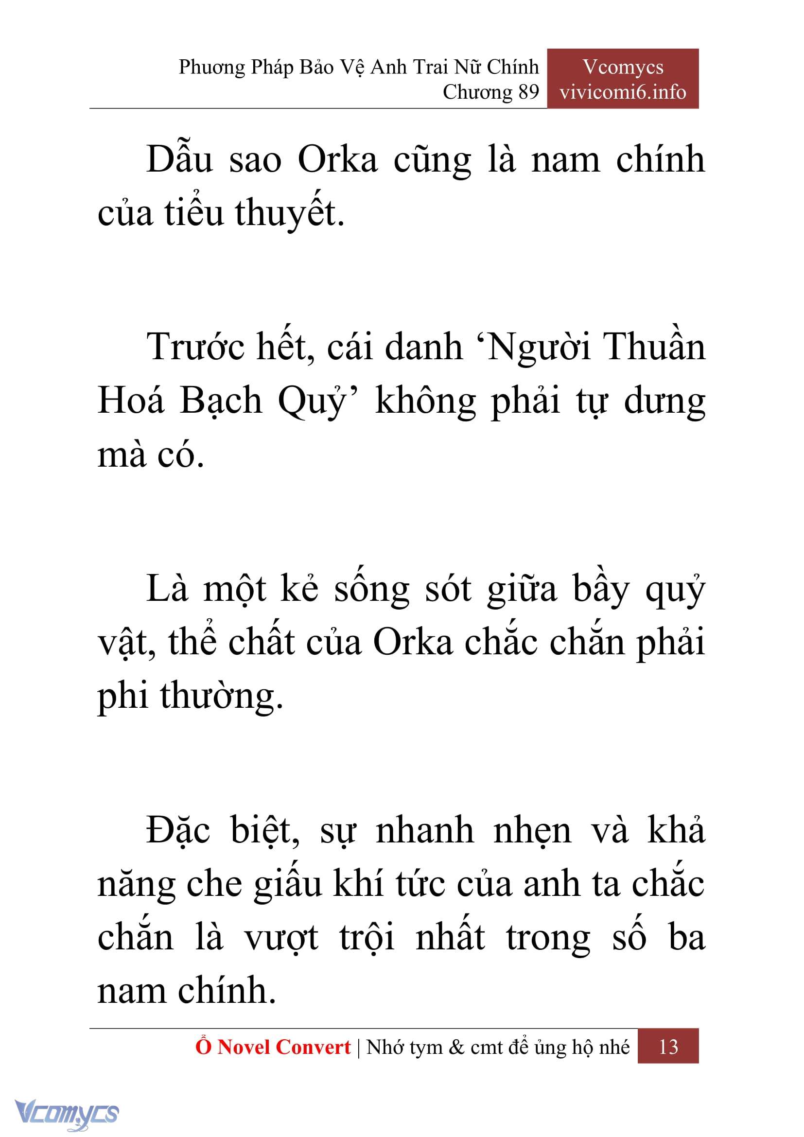 [Novel] Phương Pháp Bảo Vệ Anh Trai Nữ Chính Chap 89 - Next Chap 90