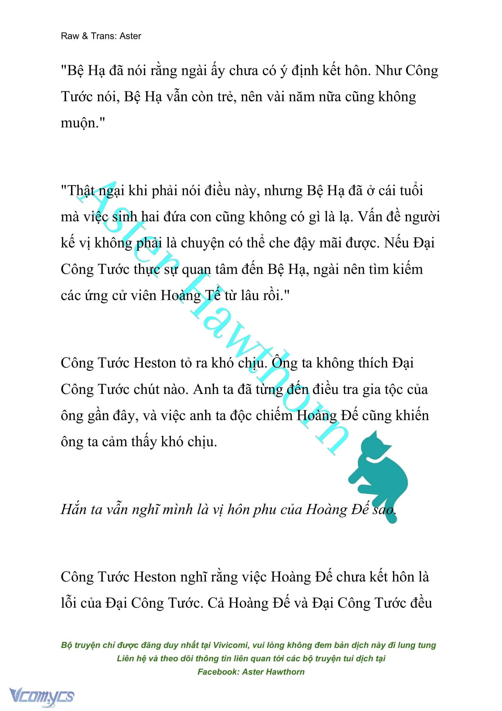 [NOVEL] Đêm Của Bệ Hạ Chap 14 - Trang 2