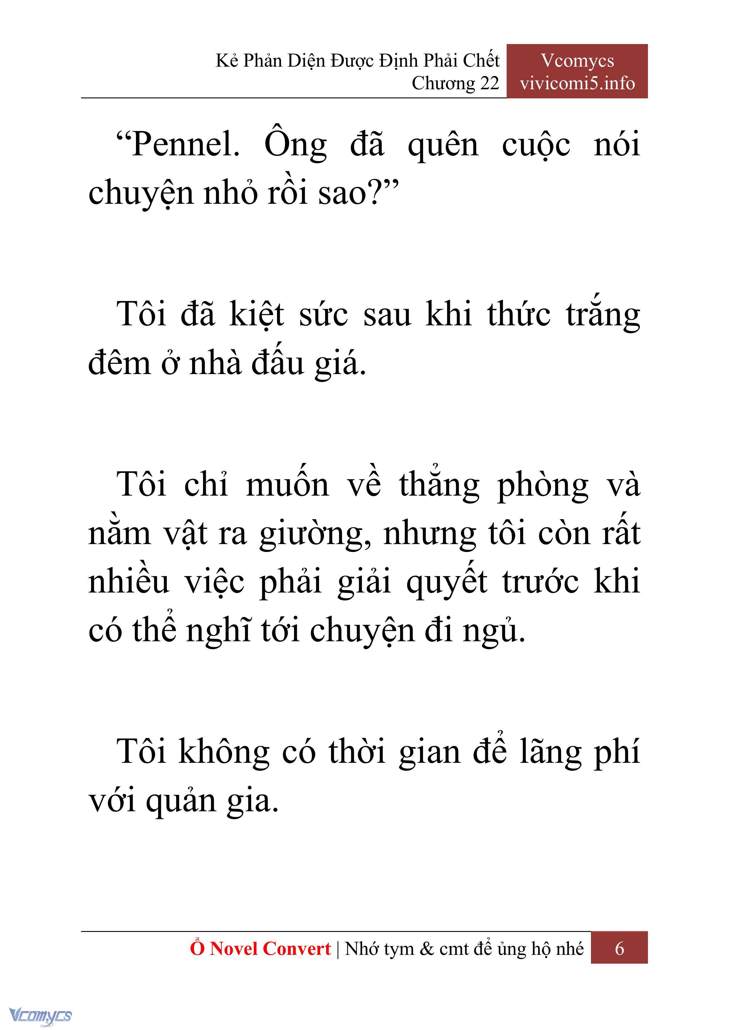 [Novel] Kẻ Phản Diện Được Định Phải Chết Chap 22 - Trang 2