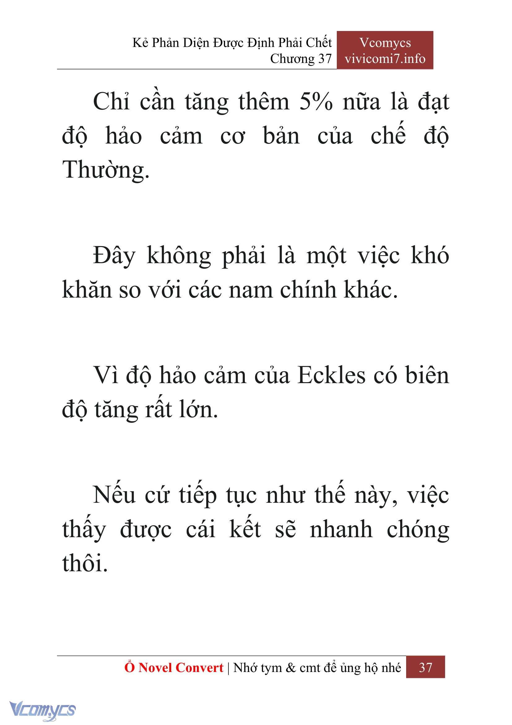 [Novel] Kẻ Phản Diện Được Định Phải Chết Chap 37 - Trang 2