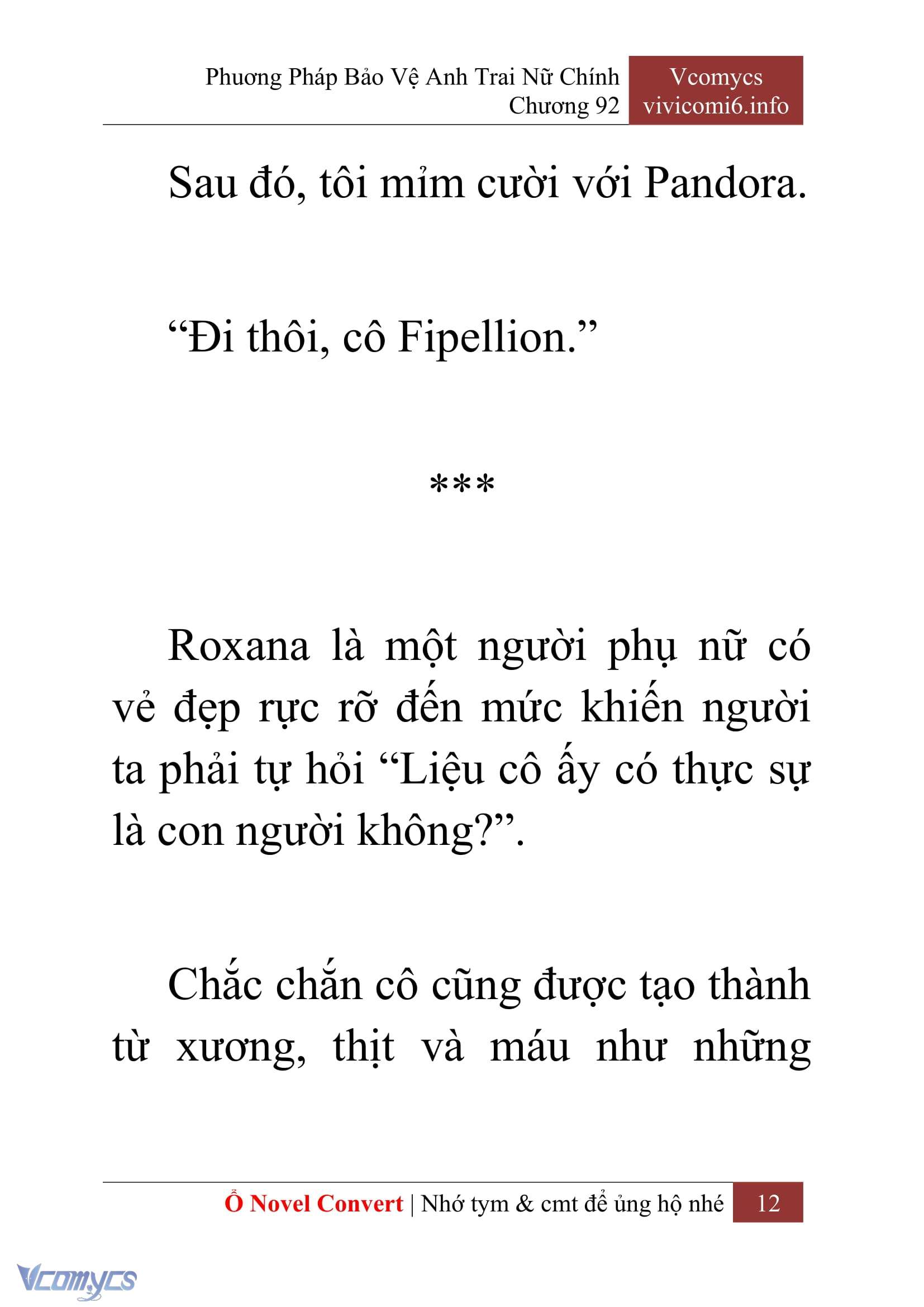 [Novel] Phương Pháp Bảo Vệ Anh Trai Nữ Chính Chap 92 - Next Chap 93