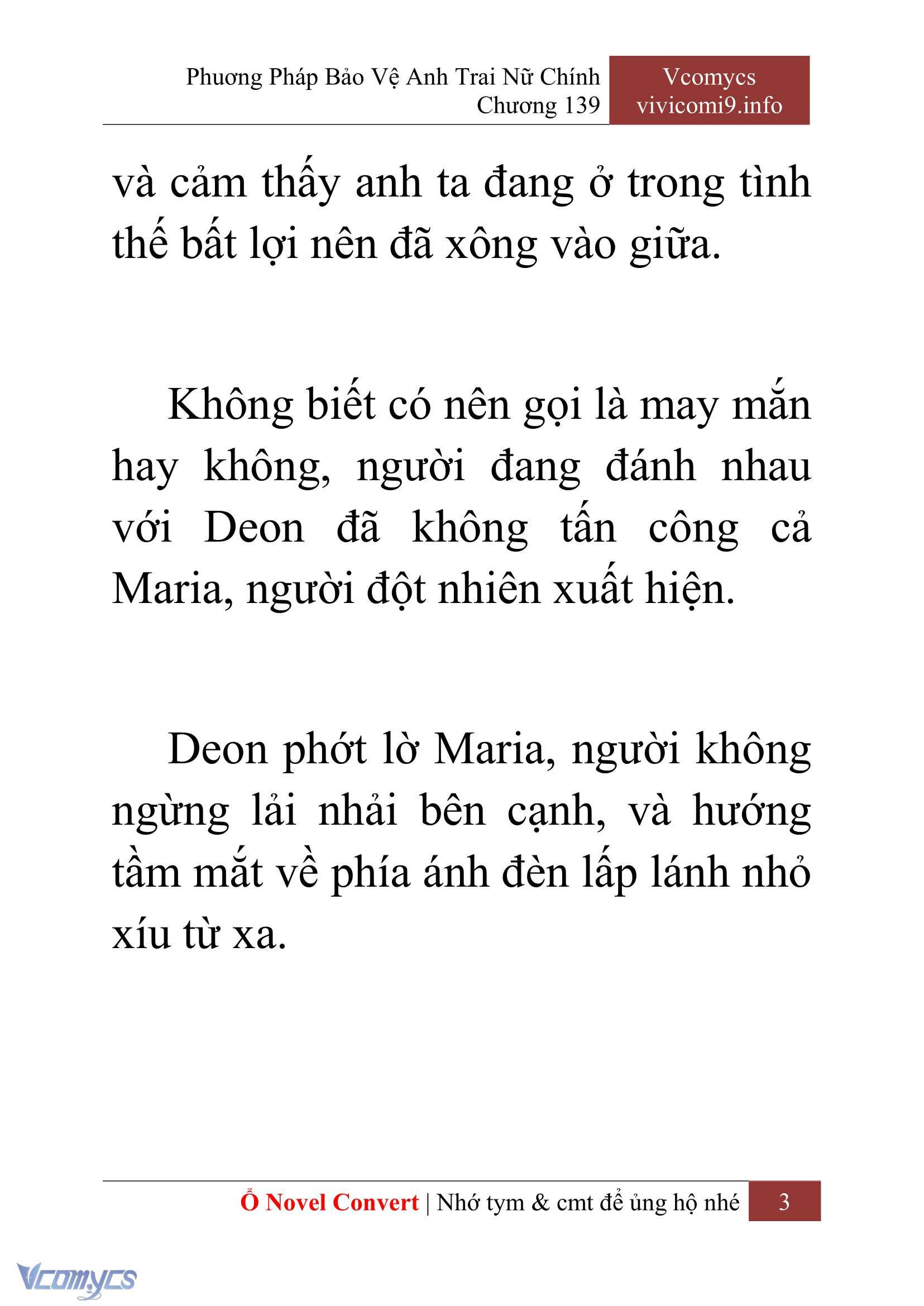 [Novel] Phương Pháp Bảo Vệ Anh Trai Nữ Chính Chap 139 - Next 