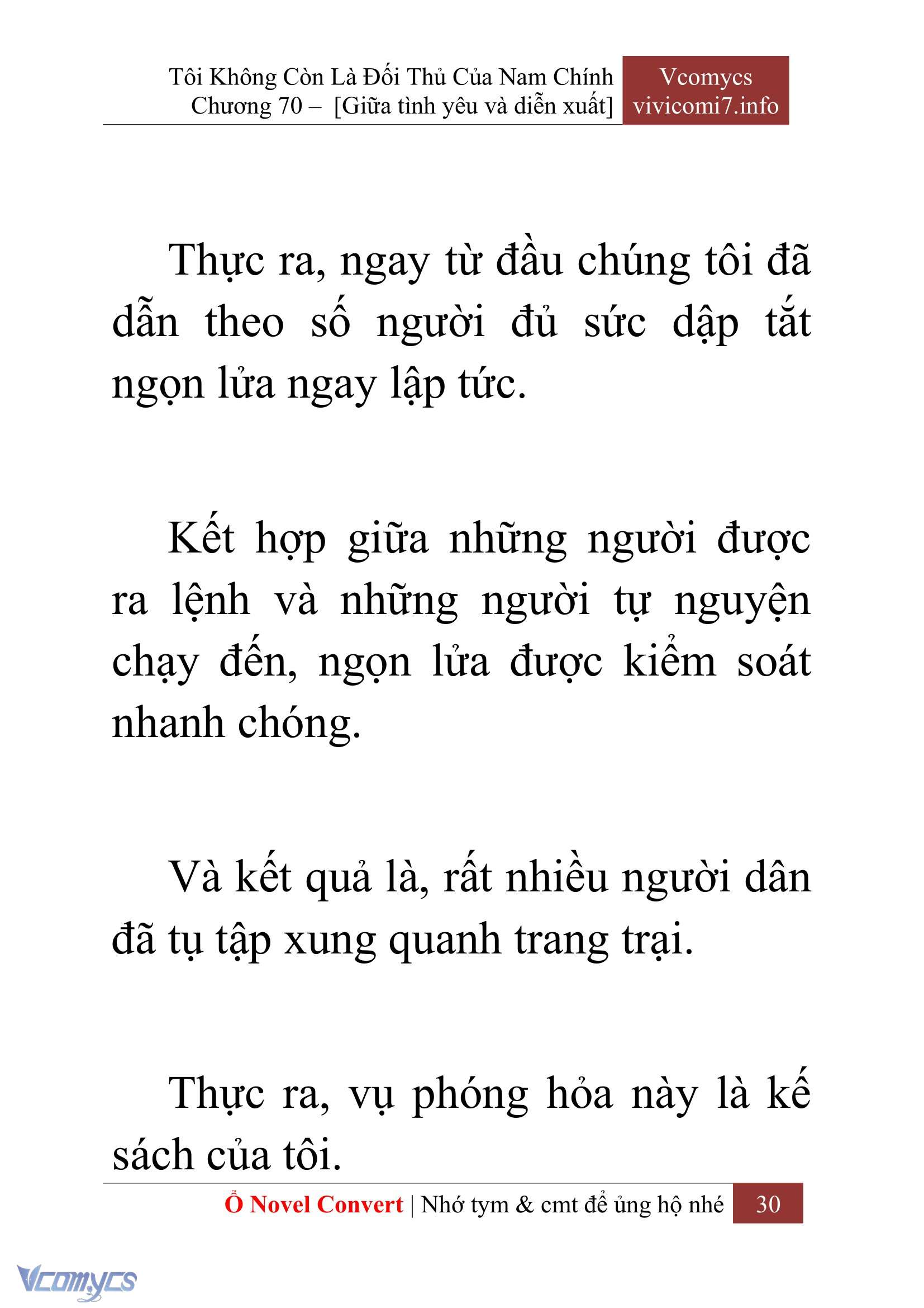 [Novel] Tôi Không Còn Là Đối Thủ Của Nam Chính Chap 70 - Trang 2