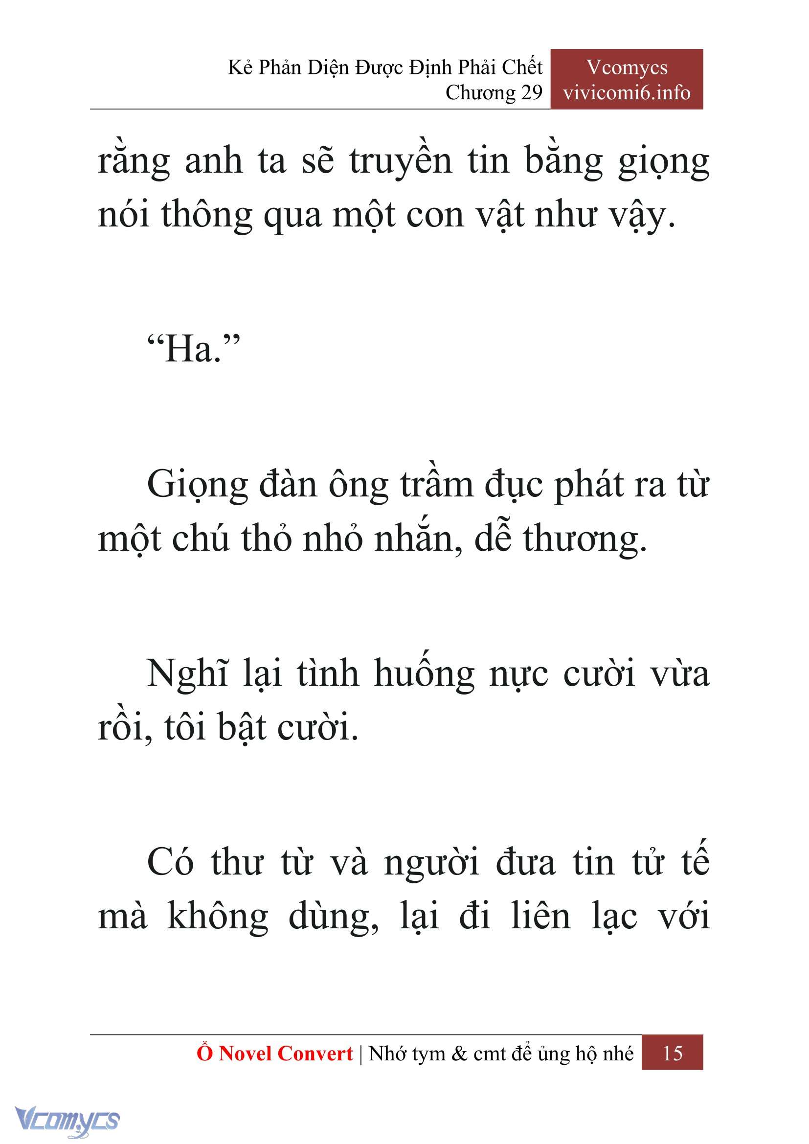 [Novel] Kẻ Phản Diện Được Định Phải Chết Chap 29 - Next Chap 30