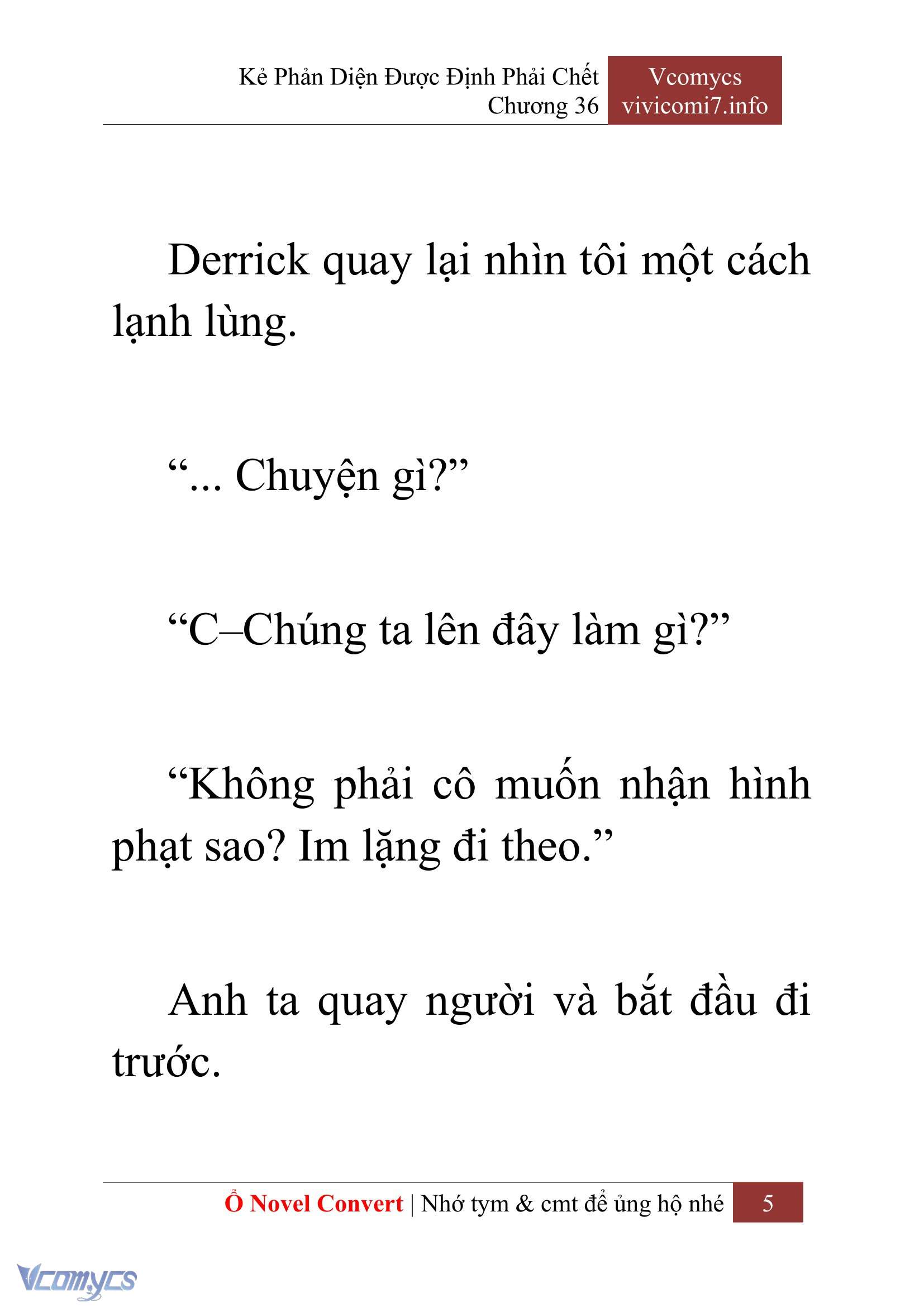 [Novel] Kẻ Phản Diện Được Định Phải Chết Chap 36 - Trang 2