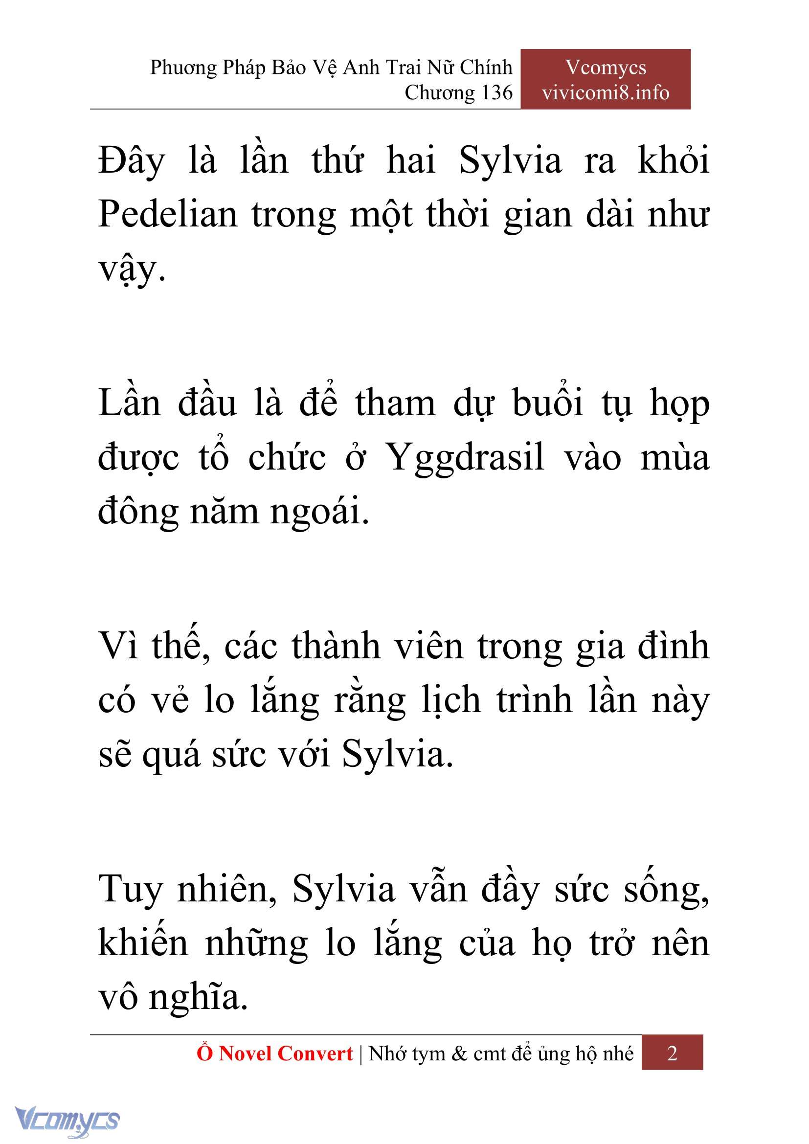 [Novel] Phương Pháp Bảo Vệ Anh Trai Nữ Chính Chap 136 - Next Chap 137