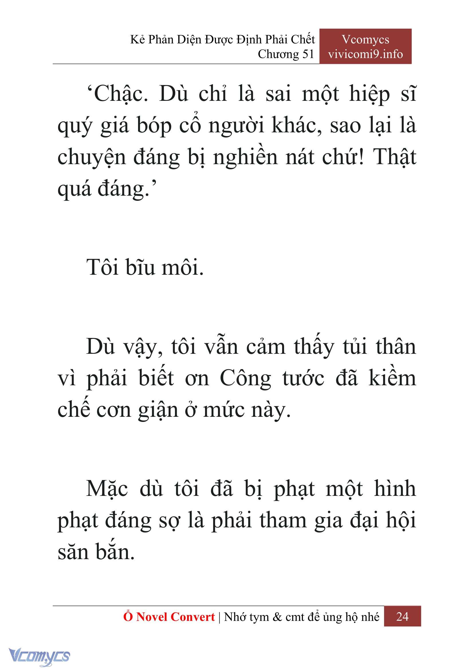 [Novel] Kẻ Phản Diện Được Định Phải Chết Chap 51 - Next Chap 52