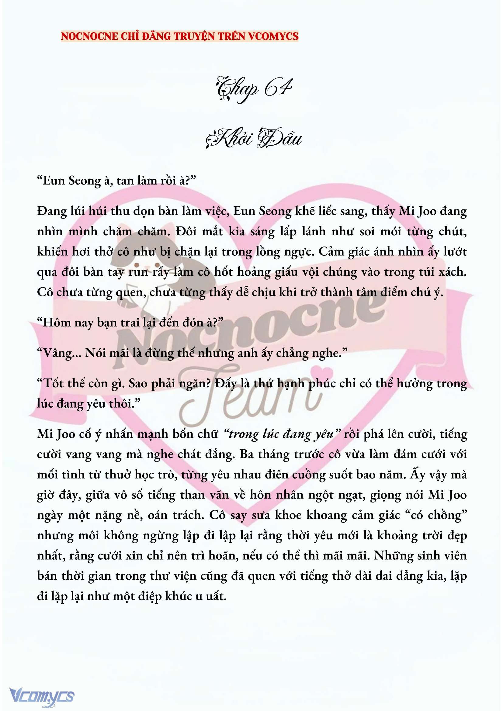 [FULL] [NOVEL] CHÚNG TA KẾT THÚC VÀO MÙA THU Chap 64 - Trang 2