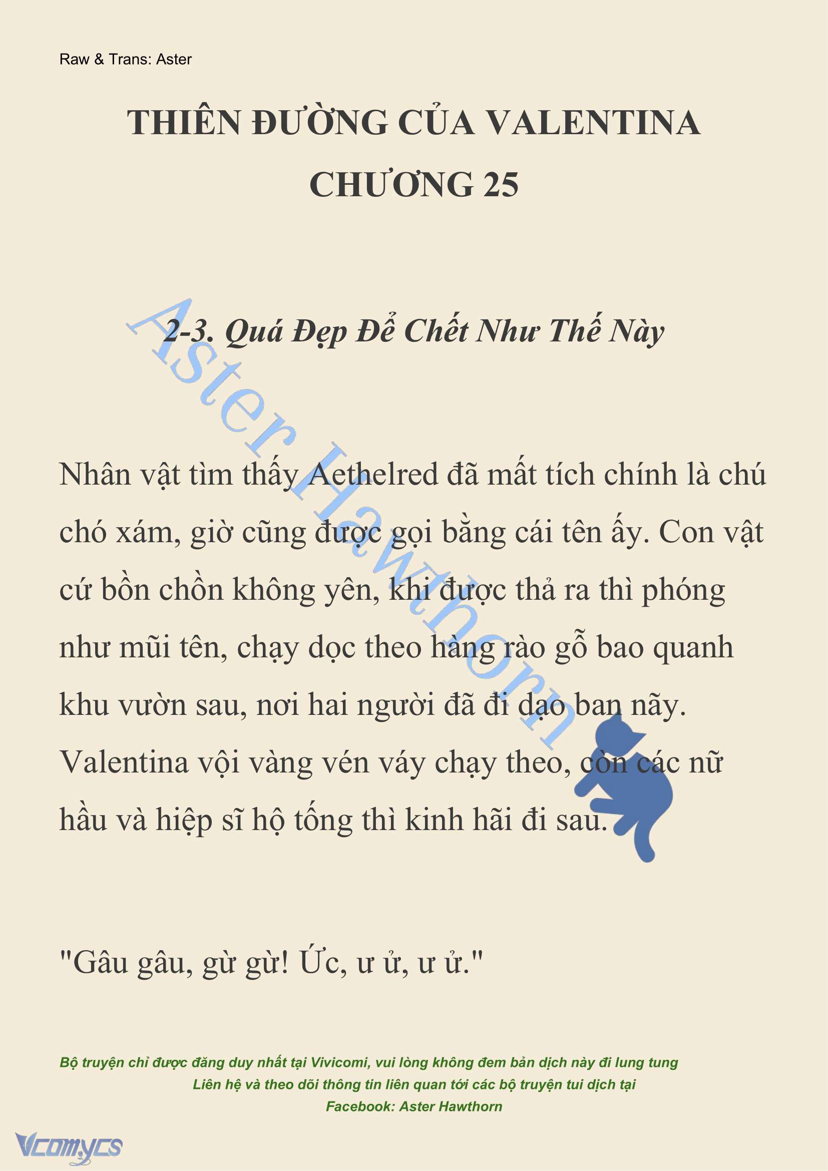 [NOVEL] Thiên Đường Của Valentina Chap 25 - Next Chap 26