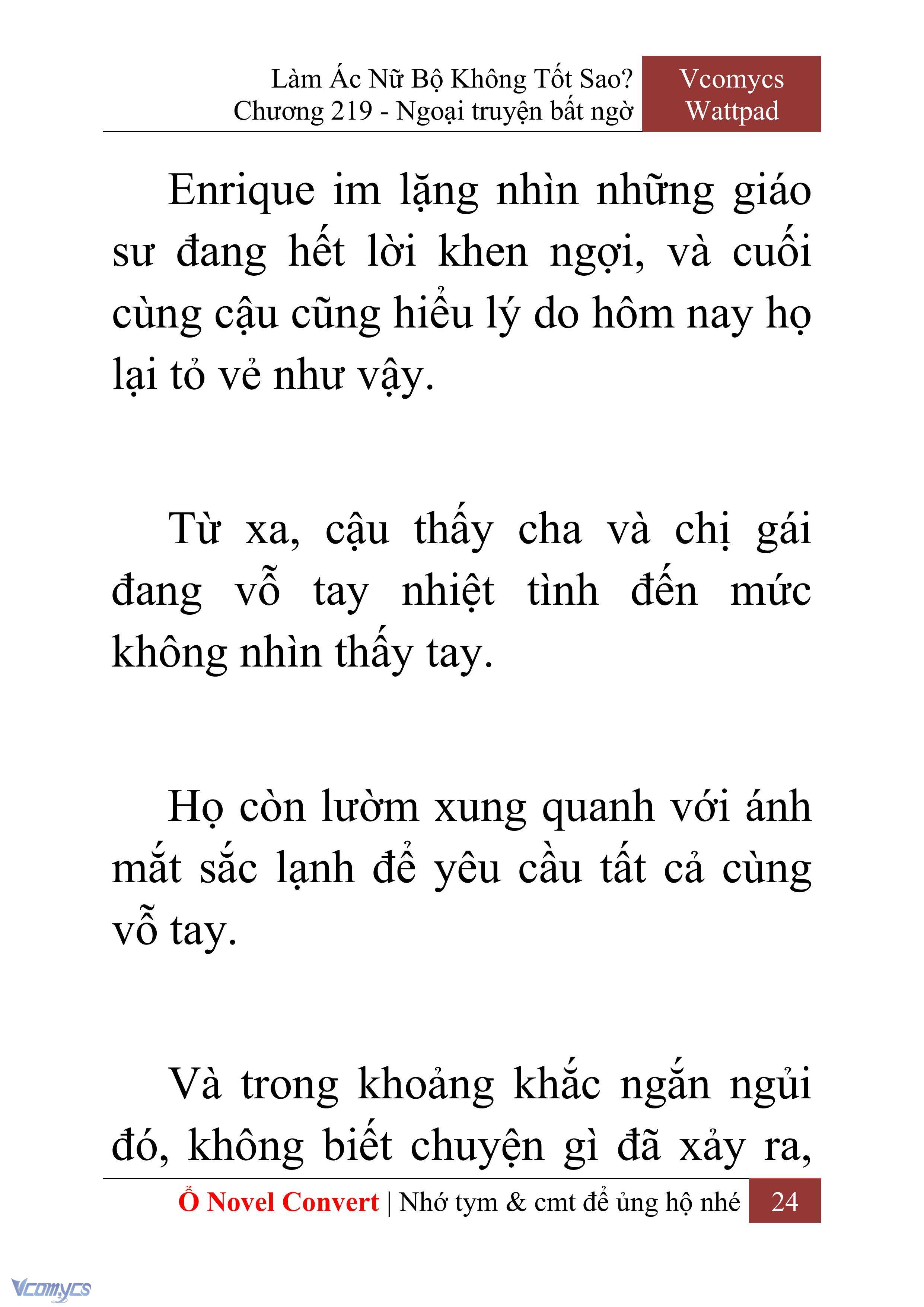 [Novel] Làm Ác Nữ Bộ Không Tốt Sao? Chap 219 - Next Chap 220