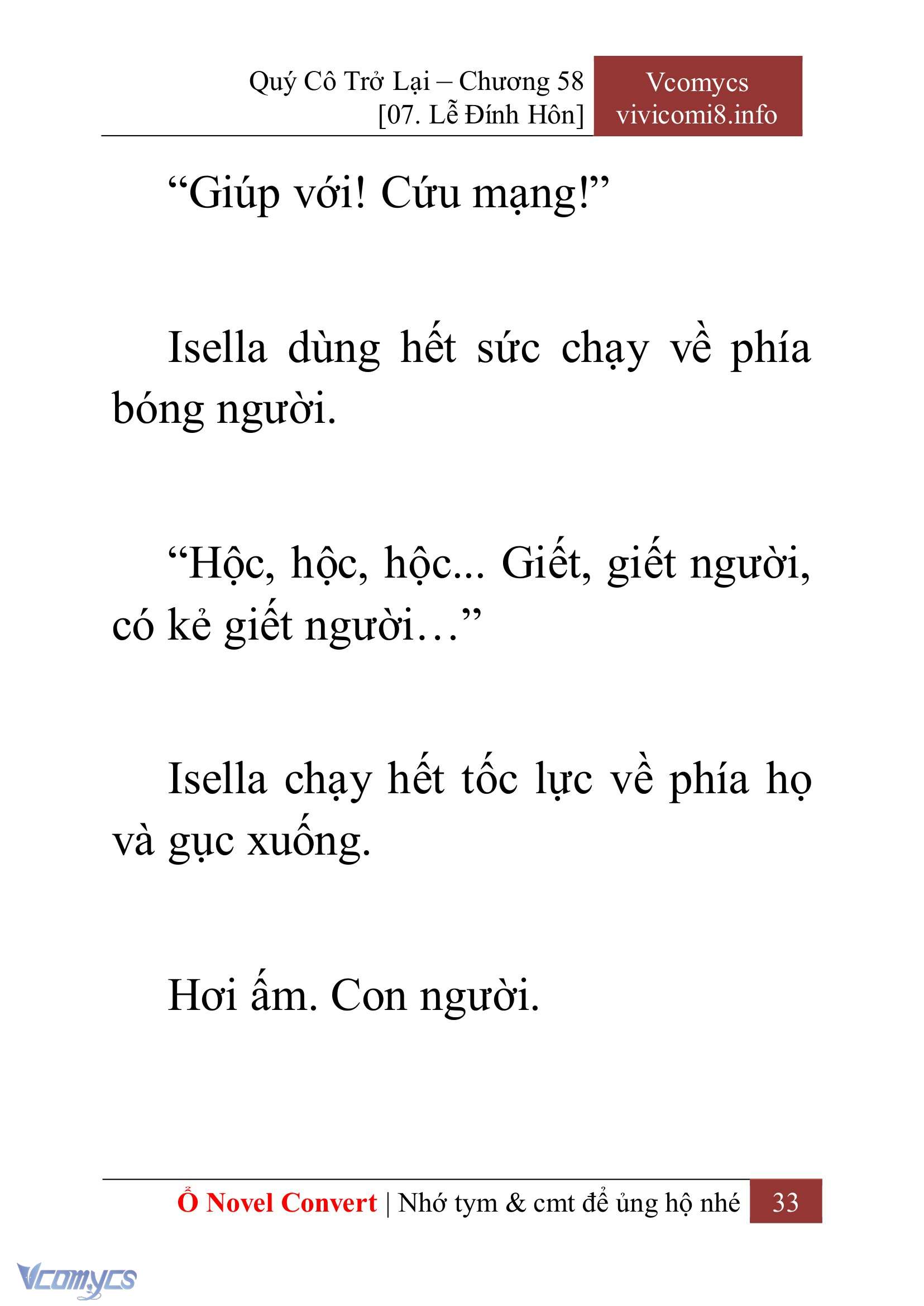 [Novel] Quý Cô Trở Lại Chap 58 - Next 